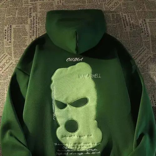 Japanese Brand Retro high street hip hop loose hooded sweatshirt Size US M / EU 48-50 / 2 - 2 Thumbnail