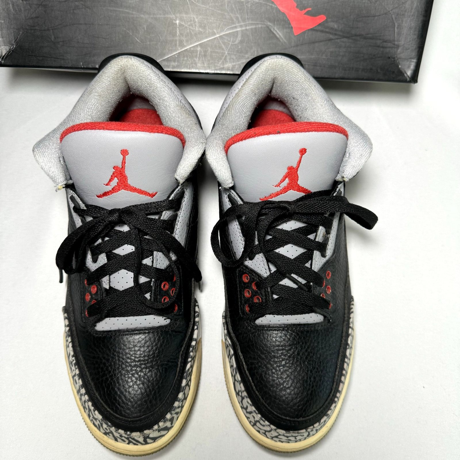 Jordan Brand × Nike Size 8 - Nike Air Jordan 3 Retro OG Black Cement Men's Shoes Size US 8 / EU 41 - 4 Thumbnail