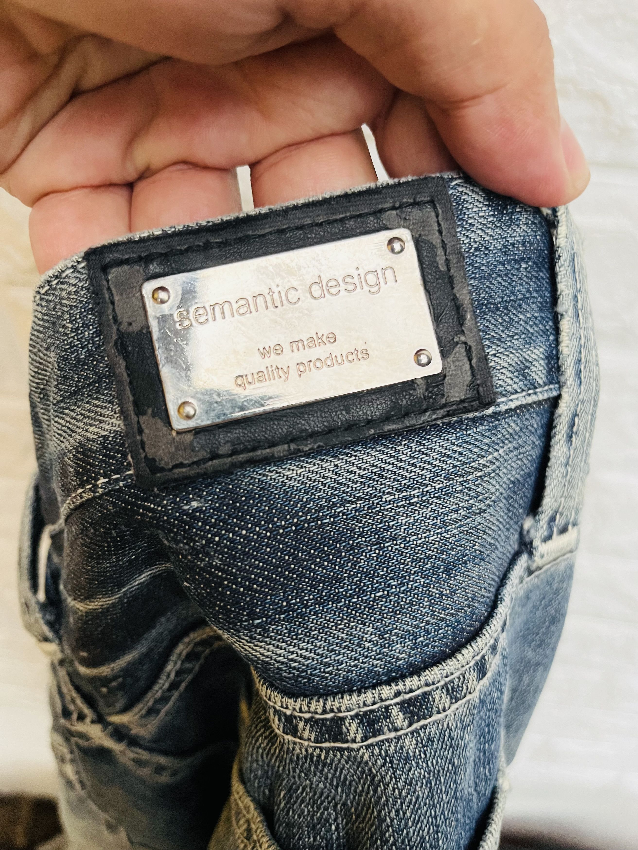 Japanese Brand Vintage Semantic Design Japanese Designer Fashion Style Size US 30 / EU 46 - 12 Thumbnail
