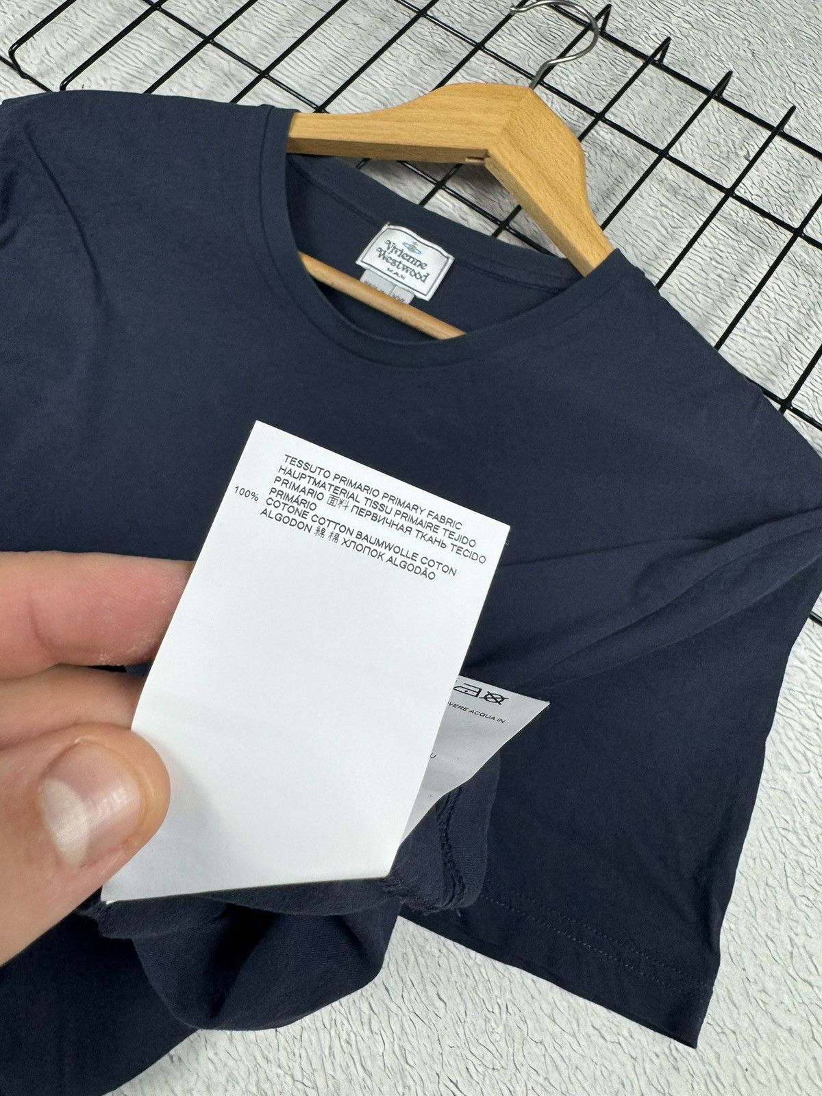 Vintage × Vivienne Westwood Vintage Vivienne Westwood Basic Logo Blue Tee Oldmoney Size US XL / EU 56 / 4 - 9 Thumbnail