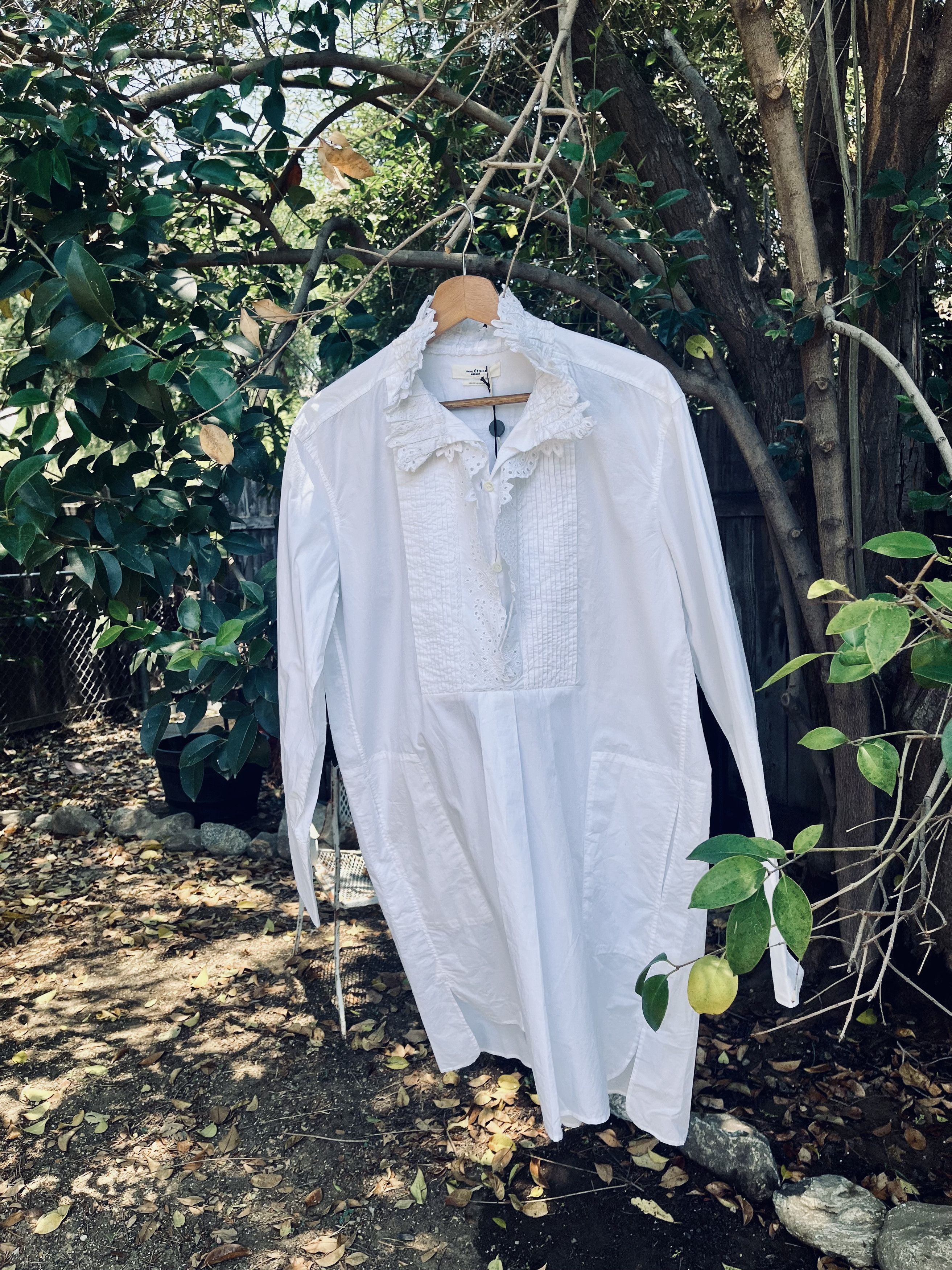 Isabel Marant Etoile NWT Cotton Poplin Eyelet Mini Size XS / US 0-2 / IT 36-38 - 1 Thumbnail