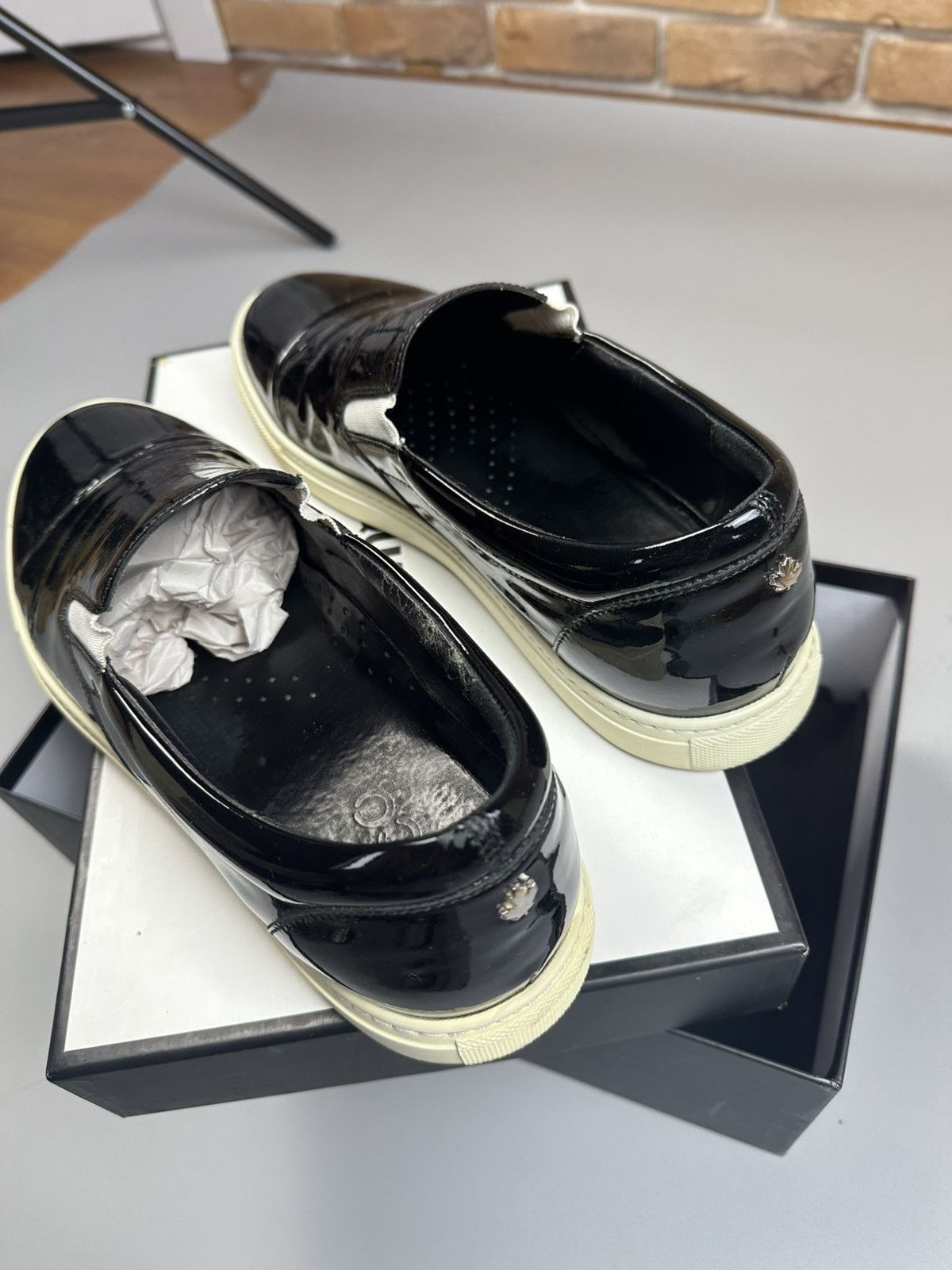 Dsquared2 Dsquared2 lacquered leather slip ons Size US 10.5 / EU 43-44 - 3 Thumbnail