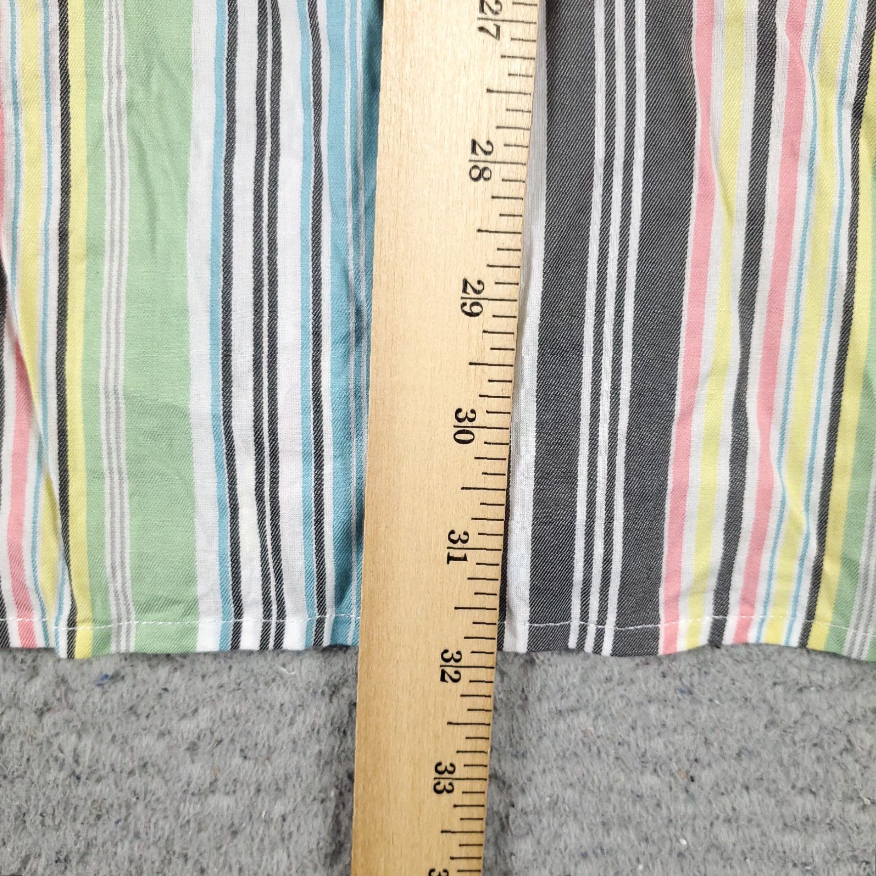 Tommy Bahama Tommy Bahama Shirt Mens XL Blue Green Gray Striped Button Up Long Sleeve Shirt Size US XL / EU 56 / 4 - 4 Thumbnail
