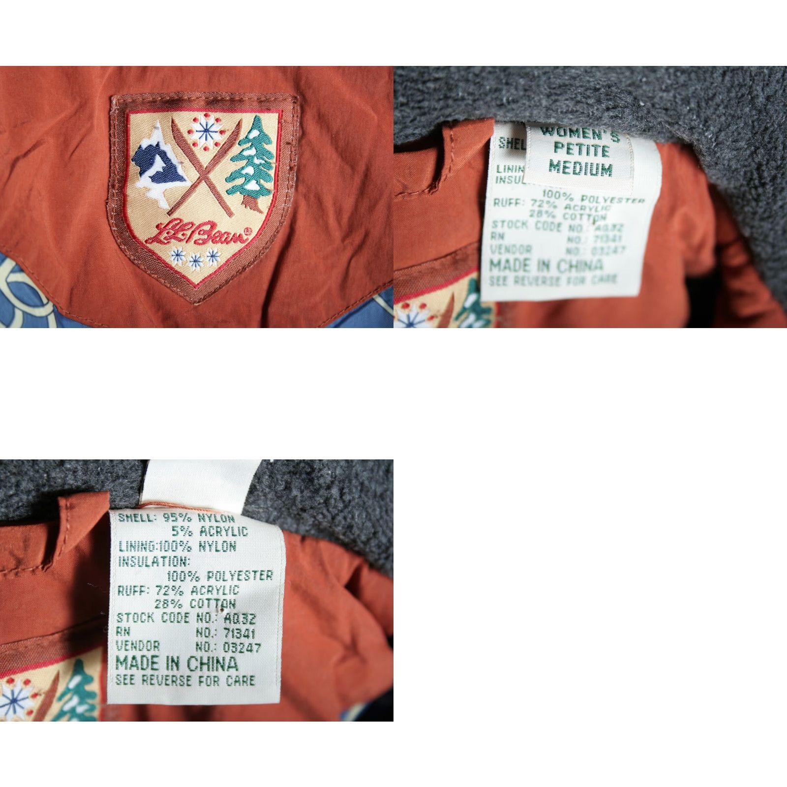 Vintage VINTAGE L.L. BEAN Parka Women's PM Quilted Primaloft Insulated Orange Jacket Boots? Size M / US 6-8 / IT 42-44 - 10 Thumbnail