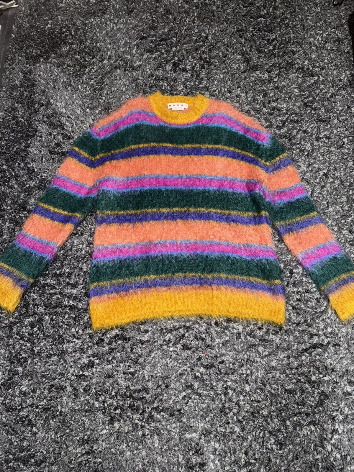 Marni Marni Mohair Multicolor Sweater Size US XL / EU 56 / 4 - 3 Thumbnail