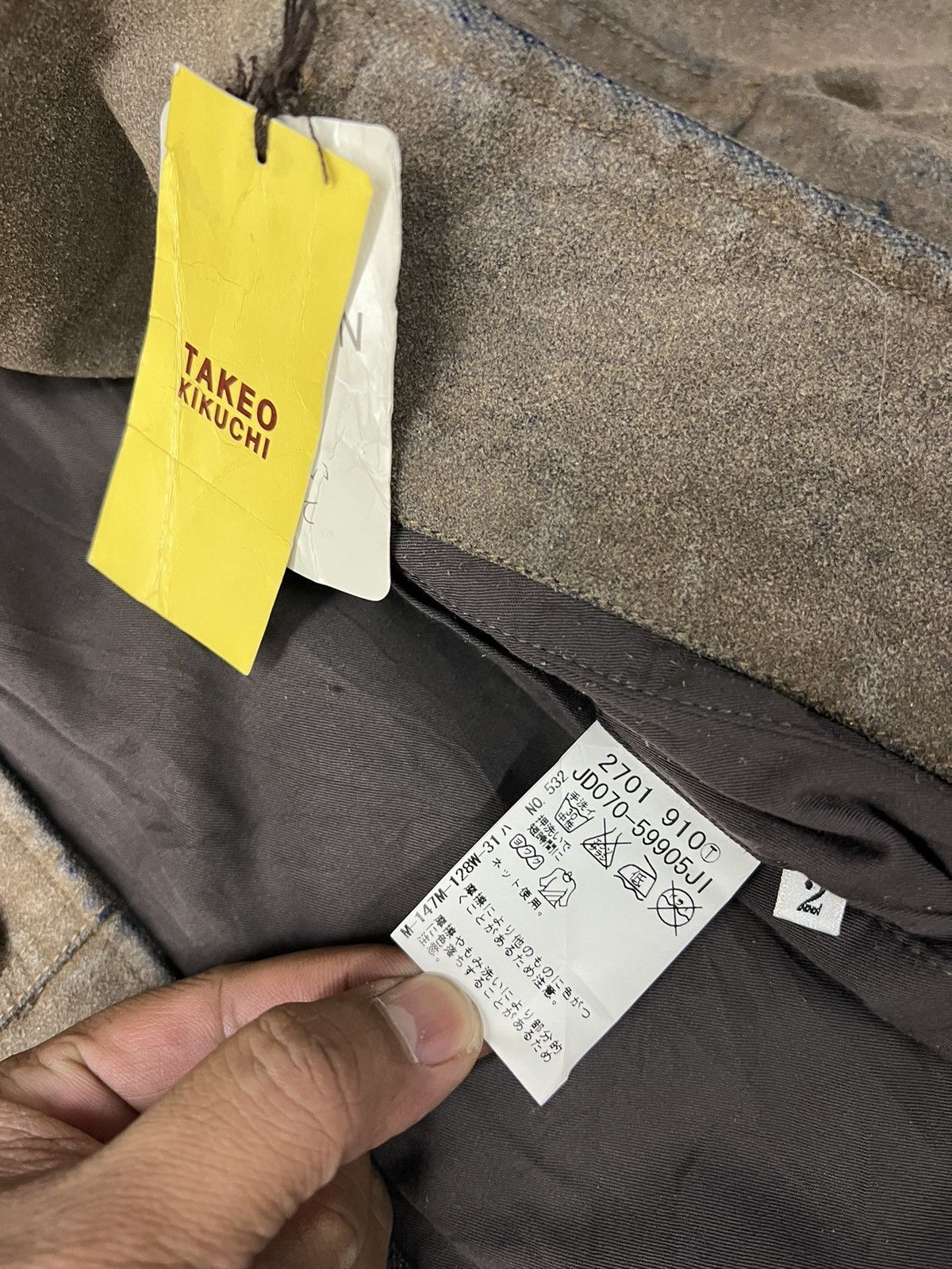 Japanese Brand Japanese Brand Takeo Kikuchi Leather Workwear Jacket Size US M / EU 48-50 / 2 - 12 Thumbnail