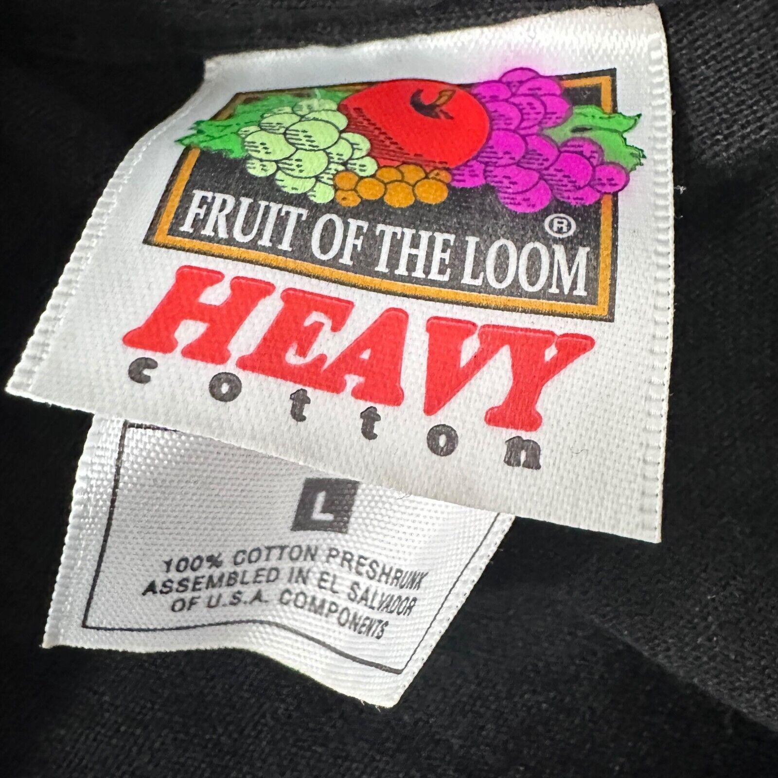 Fruit Of The Loom Vintage Dorney Park T-Shirt Mens Large Black Fear Five Size US L / EU 52-54 / 3 - 6 Thumbnail