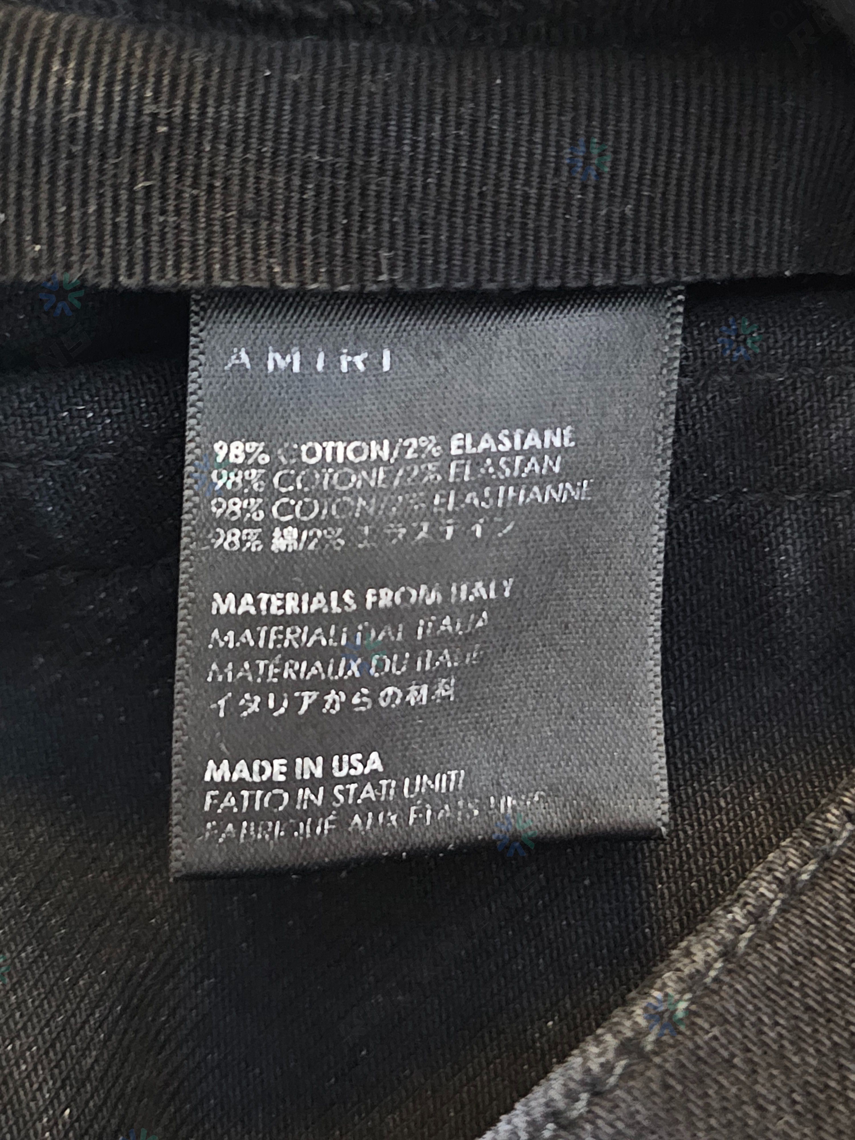 Amiri Amiri Black Denim Jeans with Black Lining Size 32 Size US 32 / EU 48 - 6 Thumbnail