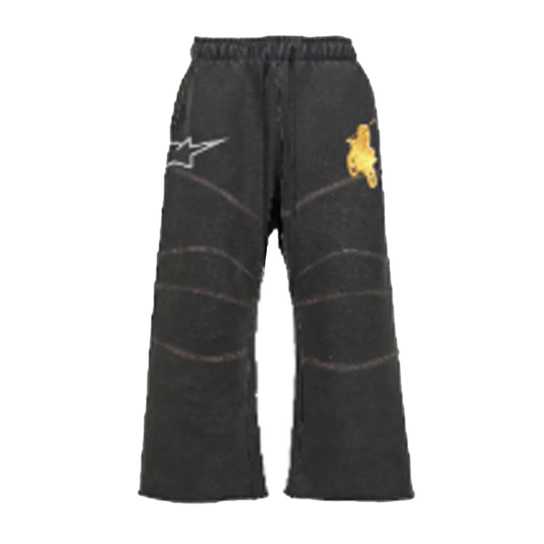 TRIPLE SEVENS Moto Black Sweatpants ComplexCon Exclusive Size US 38 / EU 54 - 1 Thumbnail