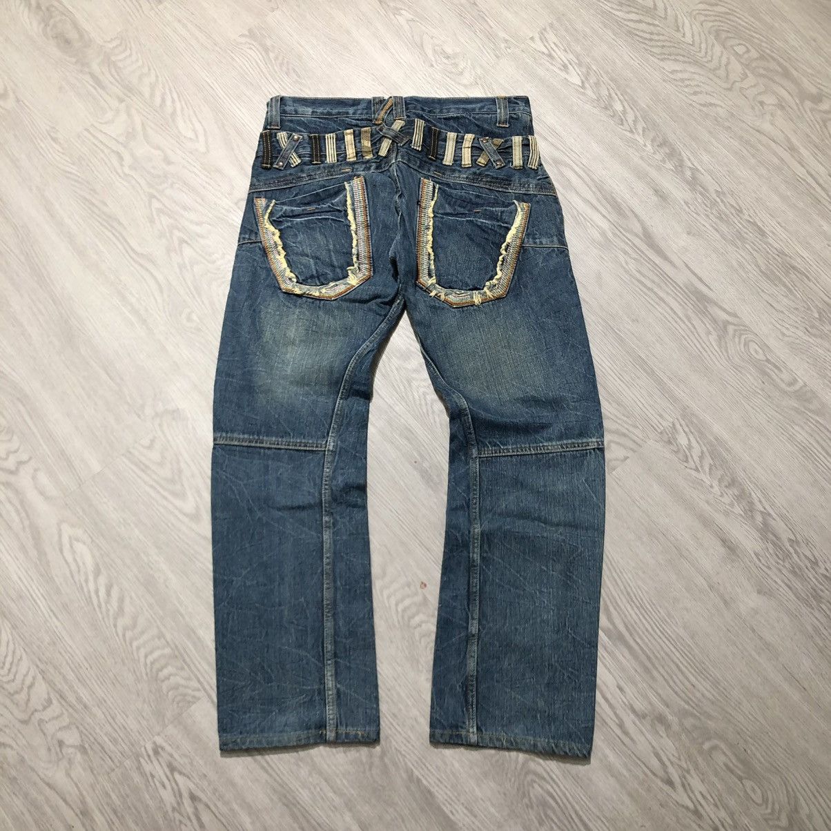 If Six Was Nine 2000s Breathmint Double Waist Faded Beauty Beast Lgb Jeans Size US 32 / EU 48 - 1 Thumbnail