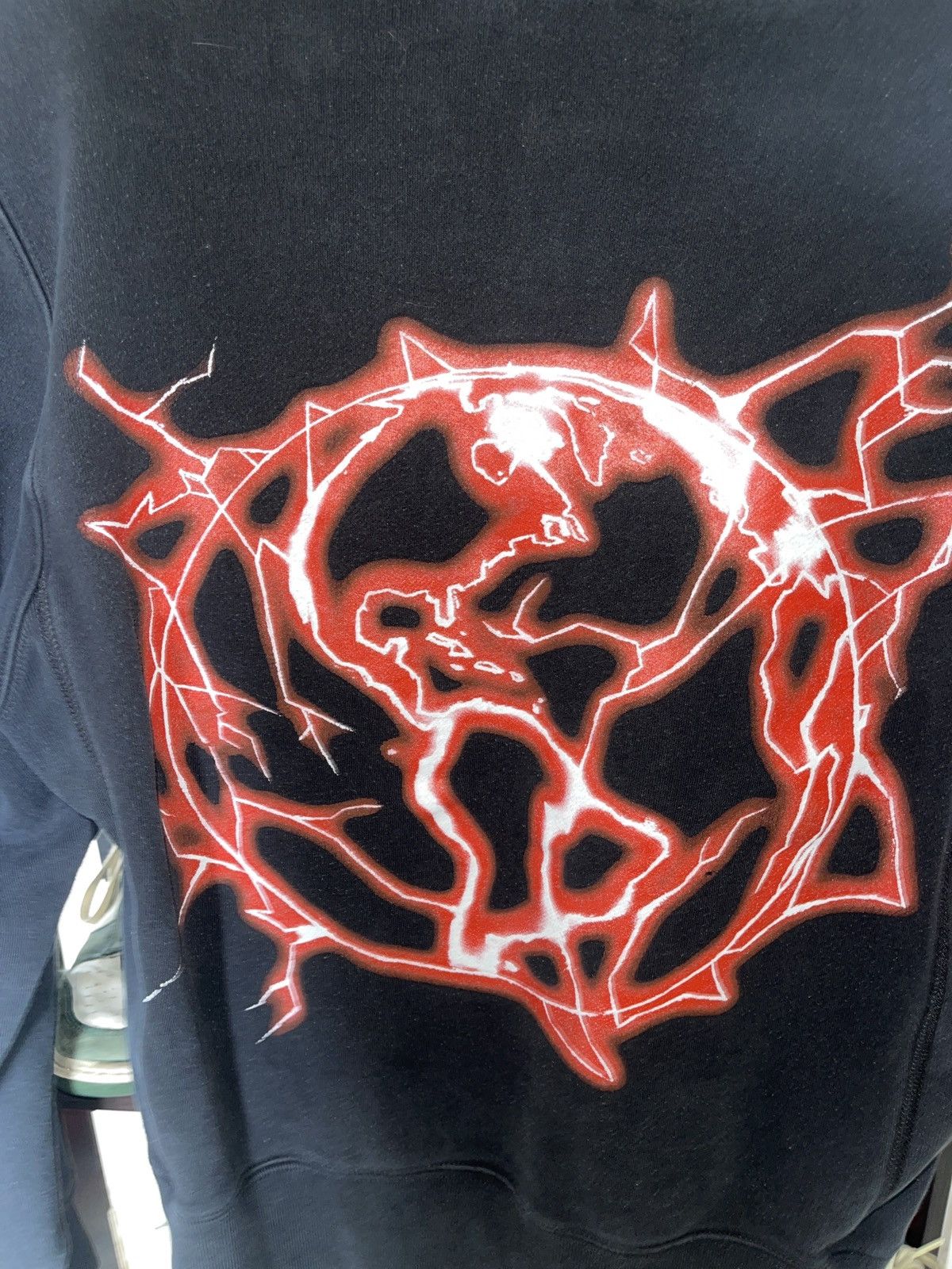 Revenge Revenge Red Lightning hoodie Size US S / EU 44-46 / 1 - 4 Thumbnail