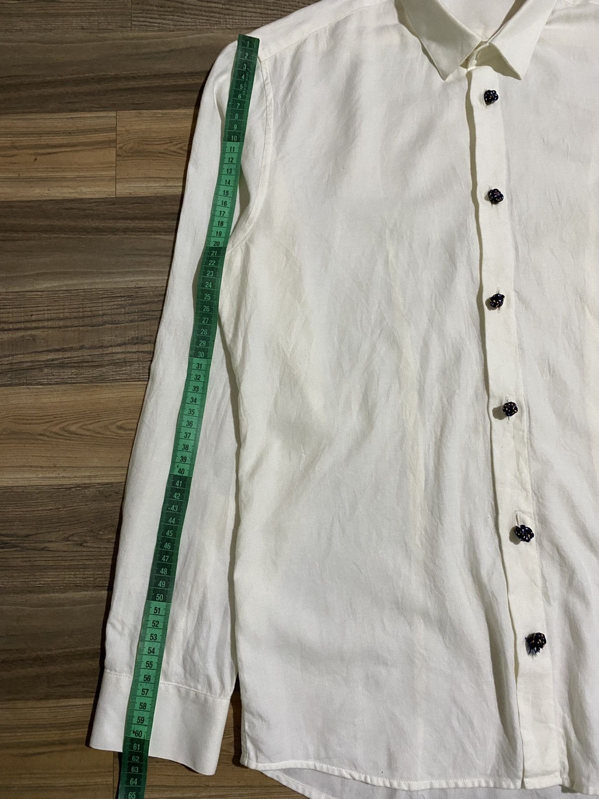 Kris Van Assche KRIS VAN ASSCHE WHITE SHIRT Size US M / EU 48-50 / 2 - 9 Thumbnail