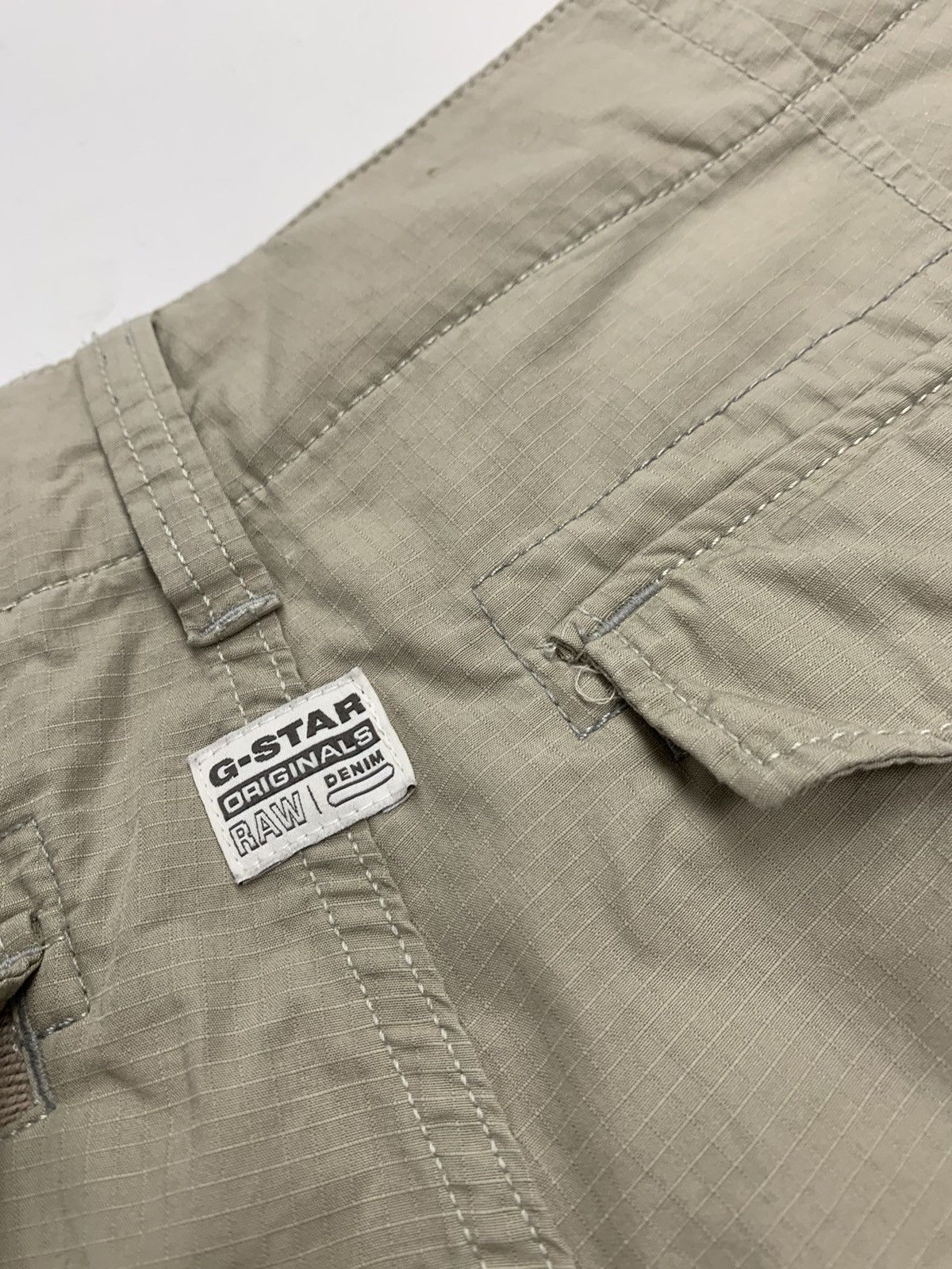 G-Star × Vintage Vintage G-Star RAW Y2K Baggy Cargo Pant Size US 32 / EU 48 - 13 Thumbnail
