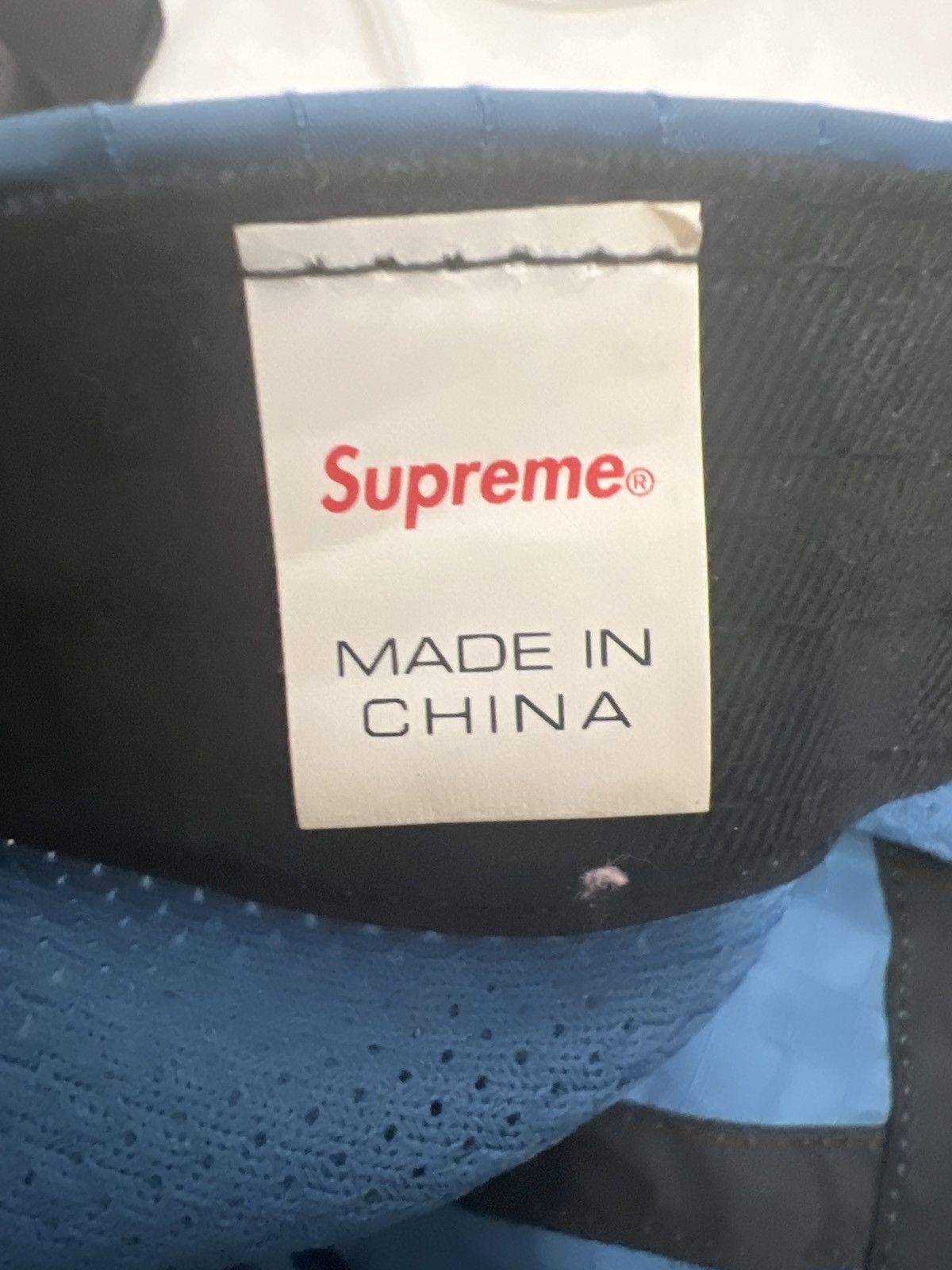 Supreme Supreme Reflective Dyed Camp Cap Blue Size ONE SIZE - 2 Thumbnail