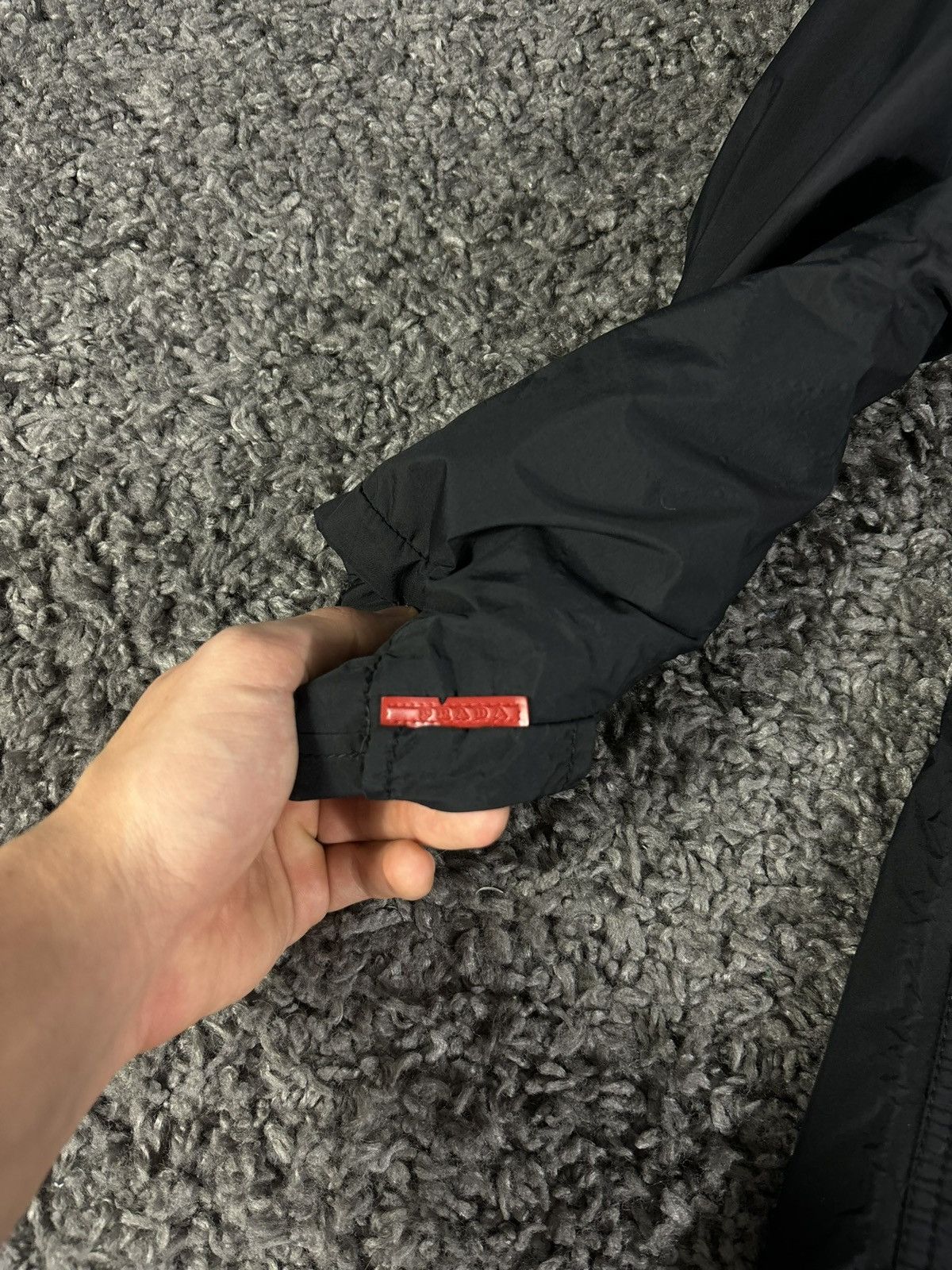 Prada × Vintage Prada Nylon Waterproof Windbreaker Jacket Coat 00s Size M / US 6-8 / IT 42-44 - 8 Thumbnail
