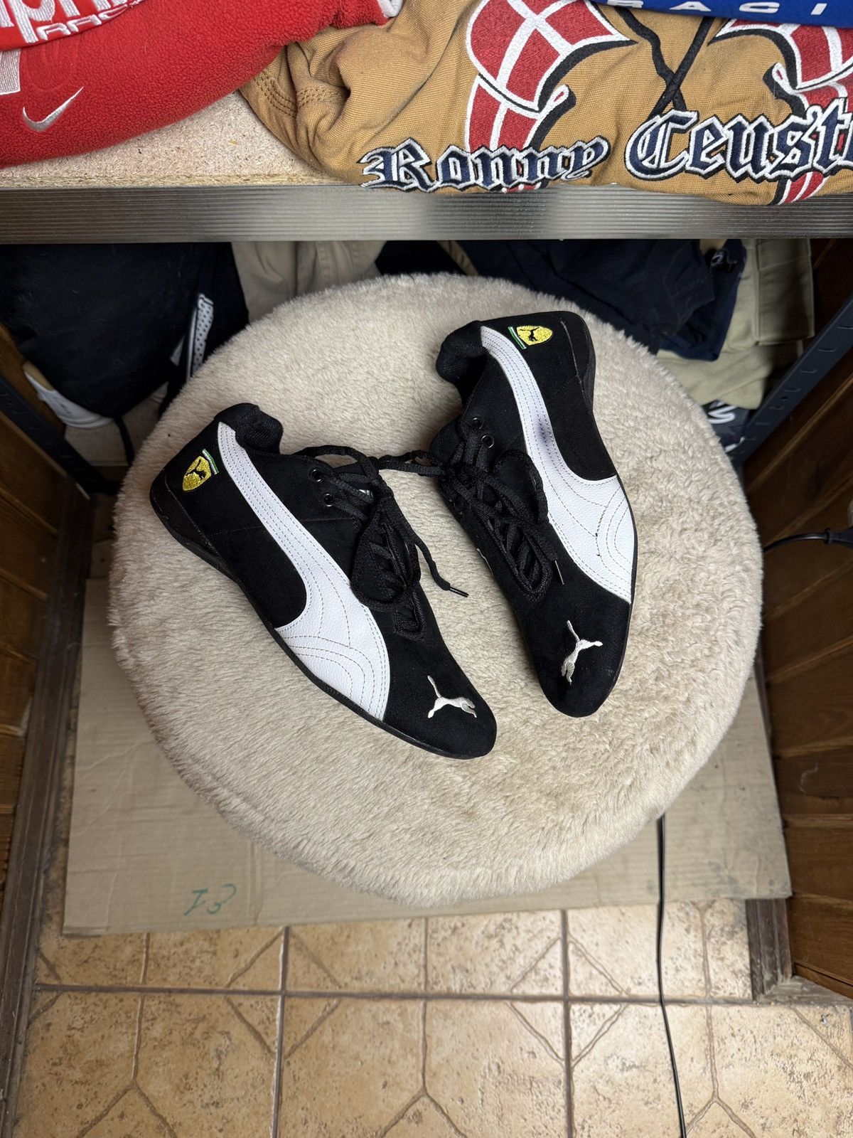 Ferrari × Puma Vintage Puma Speedcat Racing Suede Y2K Sneakers Size US 7 / EU 40 - 4 Thumbnail
