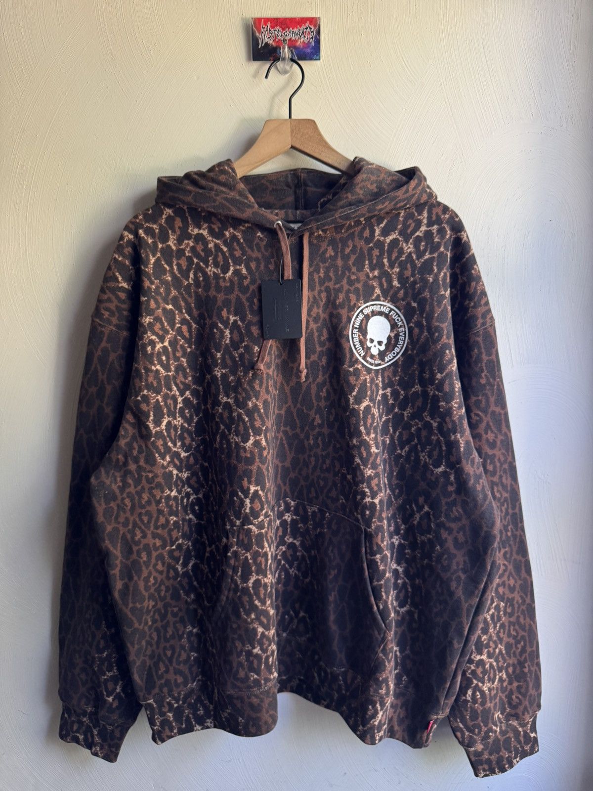 Number (N)ine × Supreme Supreme Number (N)ine Hoodie Leopard Size US XXL / EU 58 / 5 - 3 Thumbnail