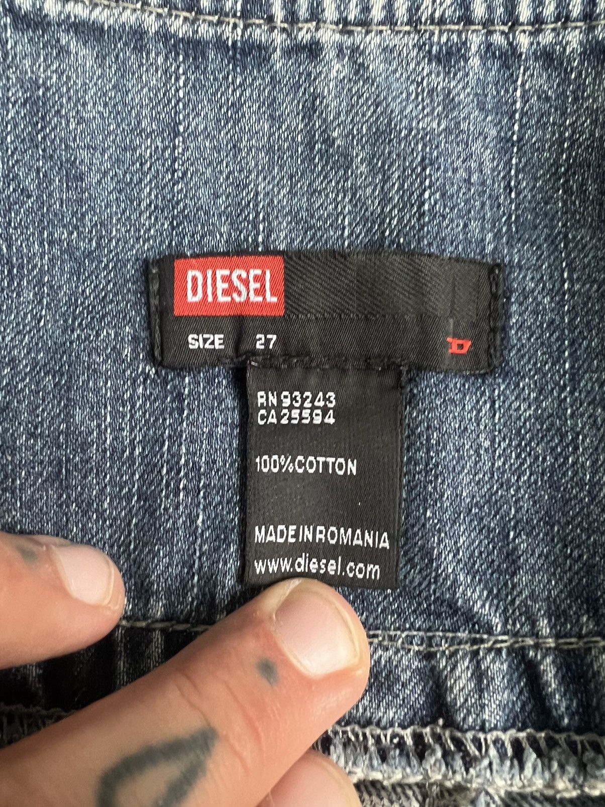 Diesel Y2K Diesel Vintage Moto Bondage Cargo Pleated Mini Skirt Size 27" / US 4 / IT 40 - 12 Thumbnail