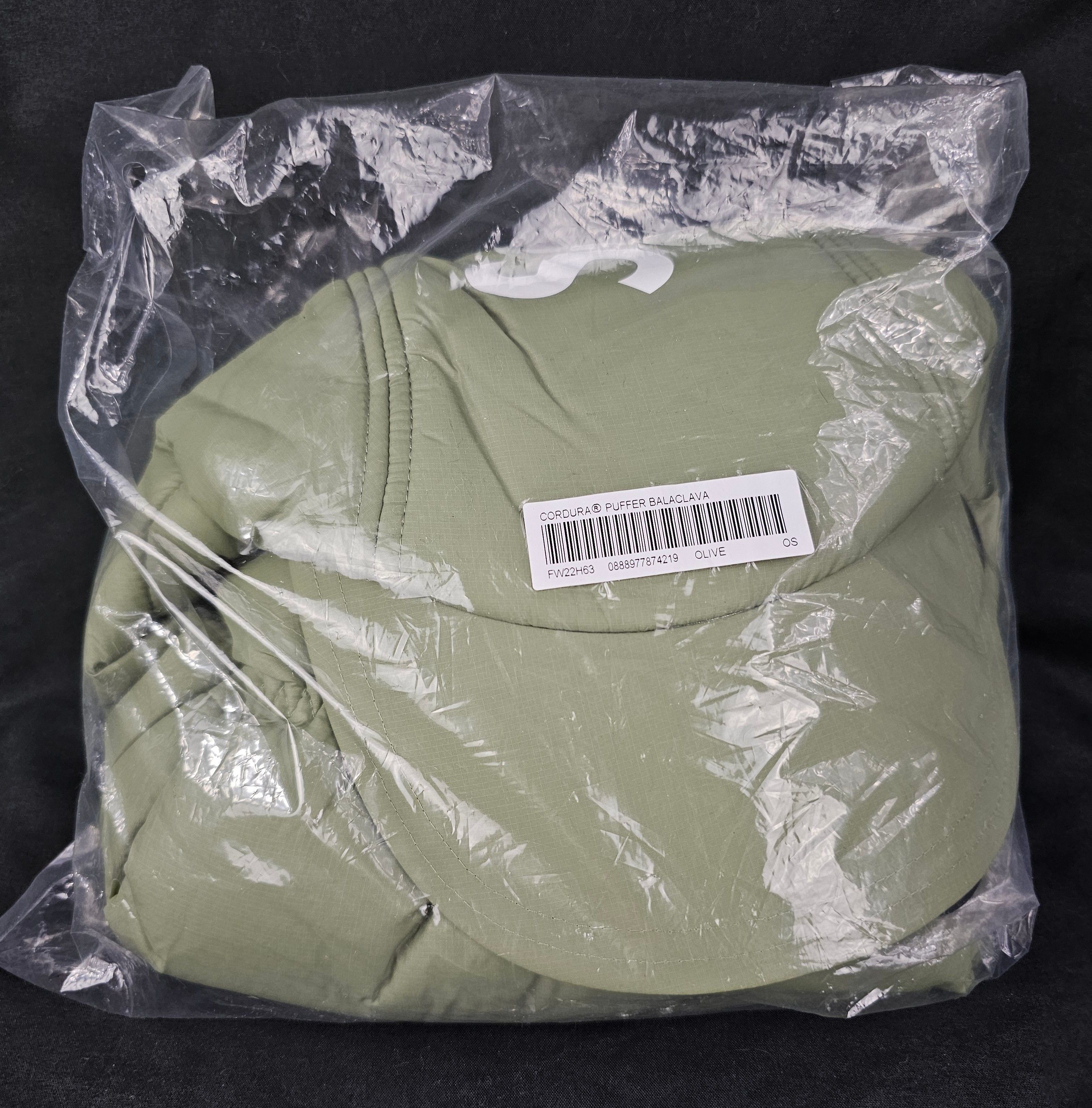 Supreme Supreme Cordura Puffer Balaclava Light Olive FW22 BRAND NEW Size ONE SIZE - 6 Thumbnail