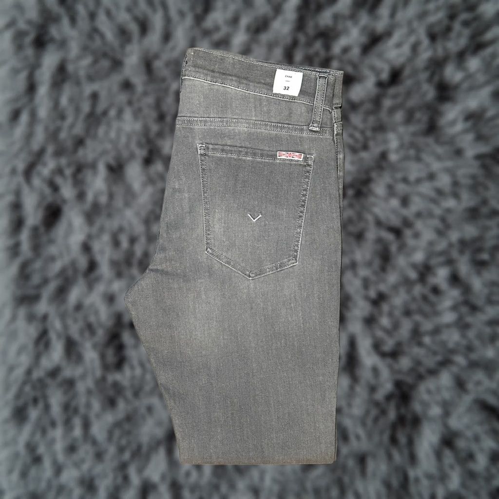 Vintage Hudson Jeans Skinny Stretch Jeans - 32 Men Gray Inseam 32 Regular Size 32 Slim Style MS9095 Size US 32 / EU 48 - 1 Thumbnail