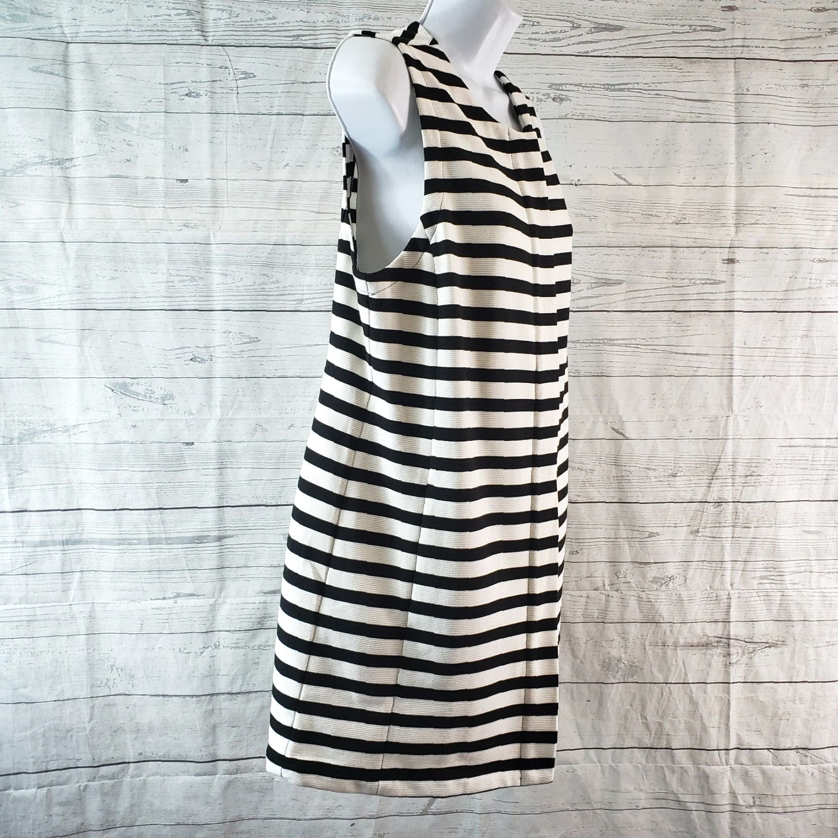 Vintage Chico's Women's Medium Size Black White Striped Vest Jacket User: User: Chico's Women's Medium Size Black White Striped Vest Jacket Size M / US 6-8 / IT 42-44 - 3 Thumbnail