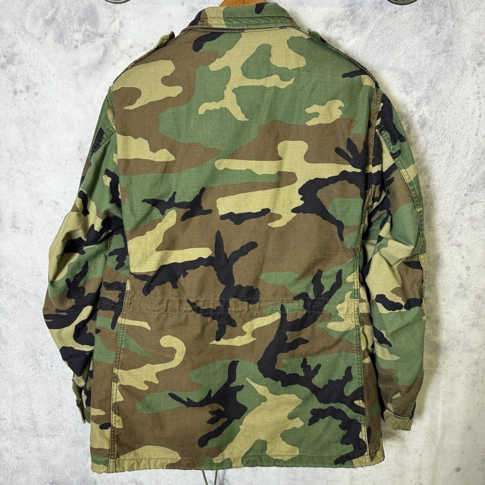 Vintage US Army Camouflage Woodland Combat Field Coat Jacket Mens Me Size US M / EU 48-50 / 2 - 2 Thumbnail