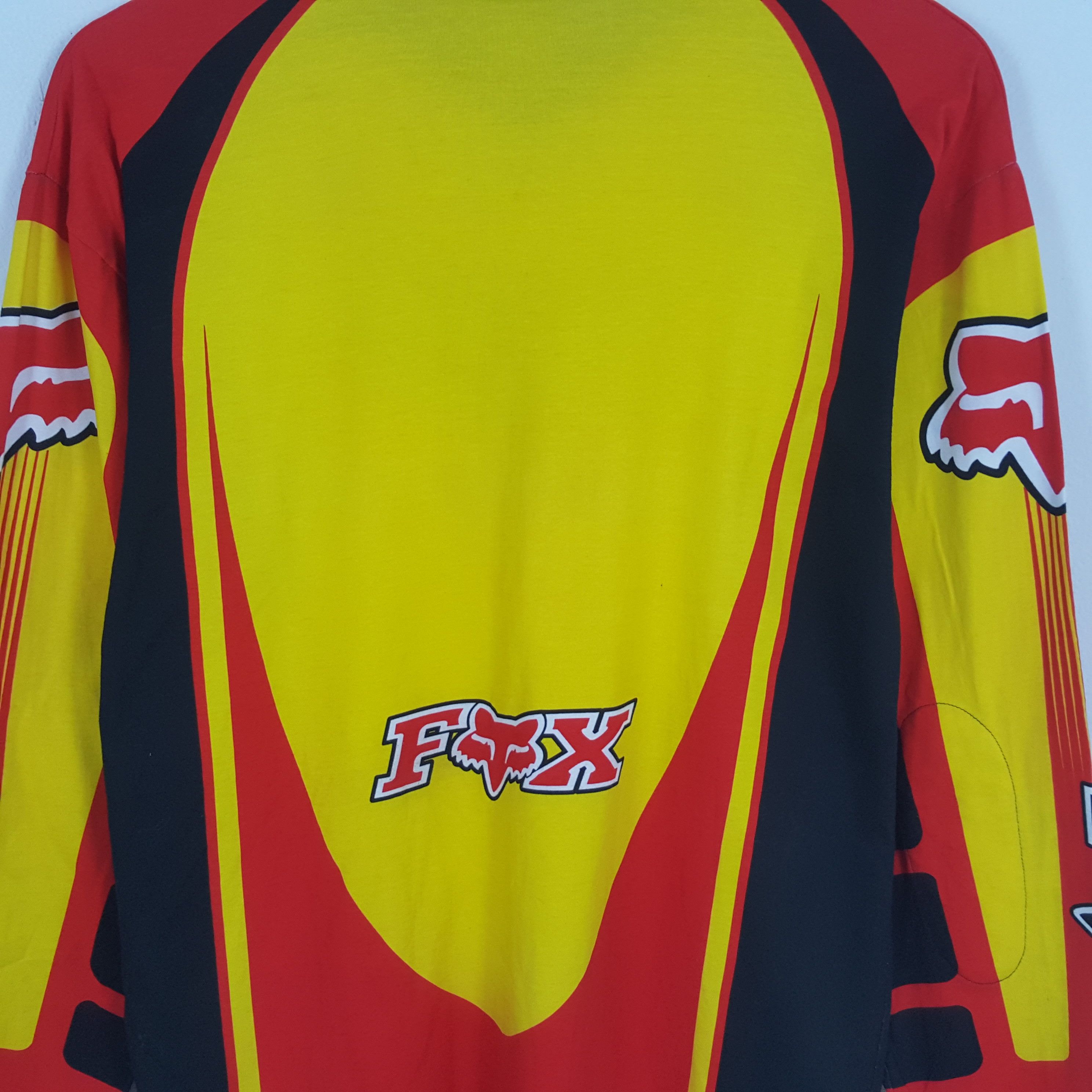 Fox Racing × Vintage FOX RACING Extreme Sports Motocross Racing Tshirt Size US L / EU 52-54 / 3 - 4 Thumbnail
