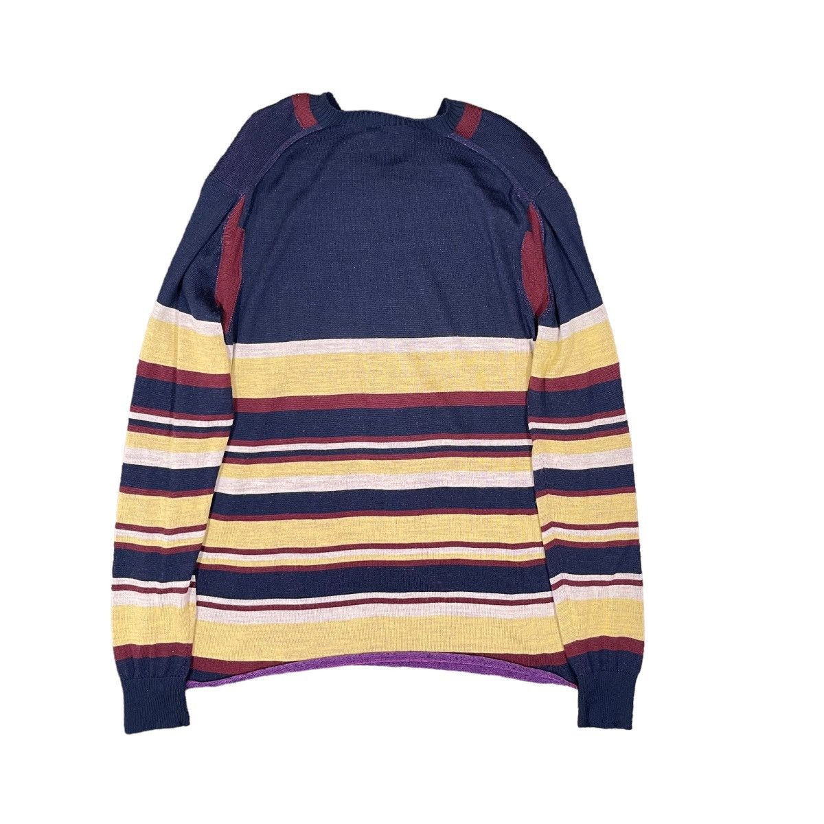 Comme des Garcons × Junya Watanabe Junya Watanabe FW10 Knitted Striped Sweater Size US M / EU 48-50 / 2 - 3 Thumbnail