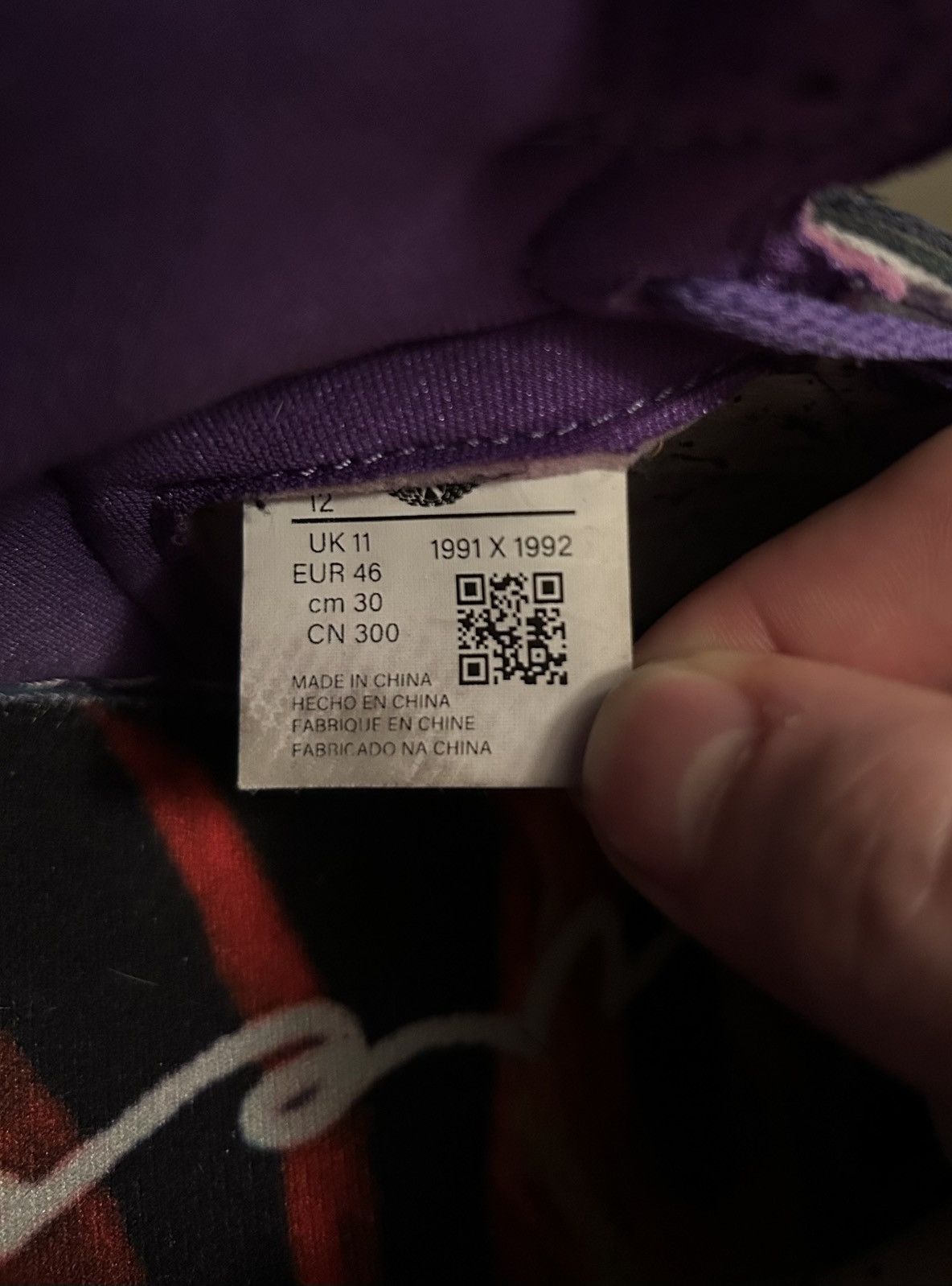 Reves Paris Reves Sport / KIY ‘85 HI Lavender/Purple 420 ‘Runtz’ Size US 12 / EU 45 - 8 Thumbnail