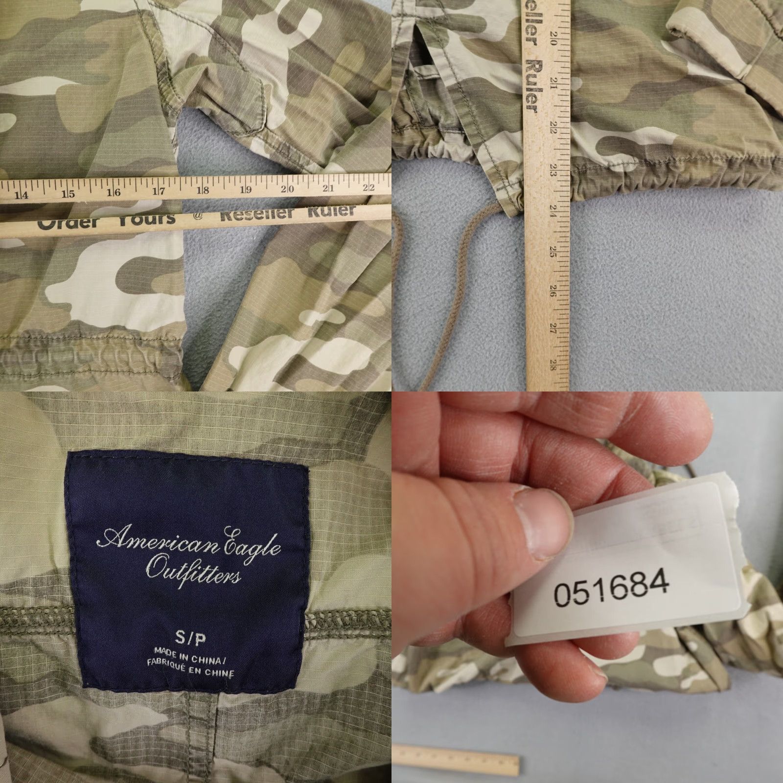 American Eagle Outfitters VINTAGE American Eagle Military Jacket Women Small Camouflage Cotton Canvas Casual Outdoor Size S / US 4 / IT 40 - 8 Thumbnail