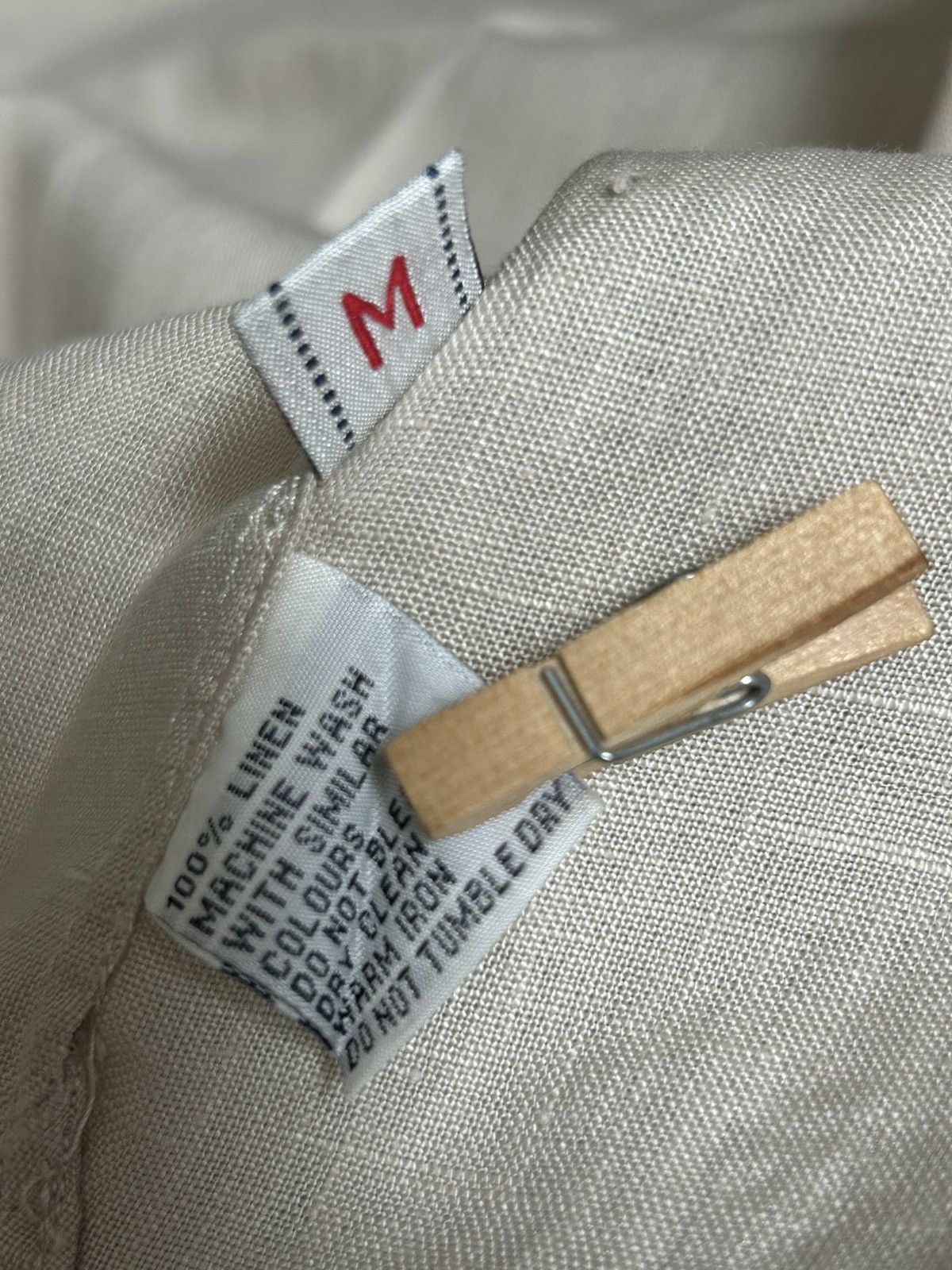 Evisu Rare Linen Dress Shirt by Evisu Size US M / EU 48-50 / 2 - 6 Thumbnail