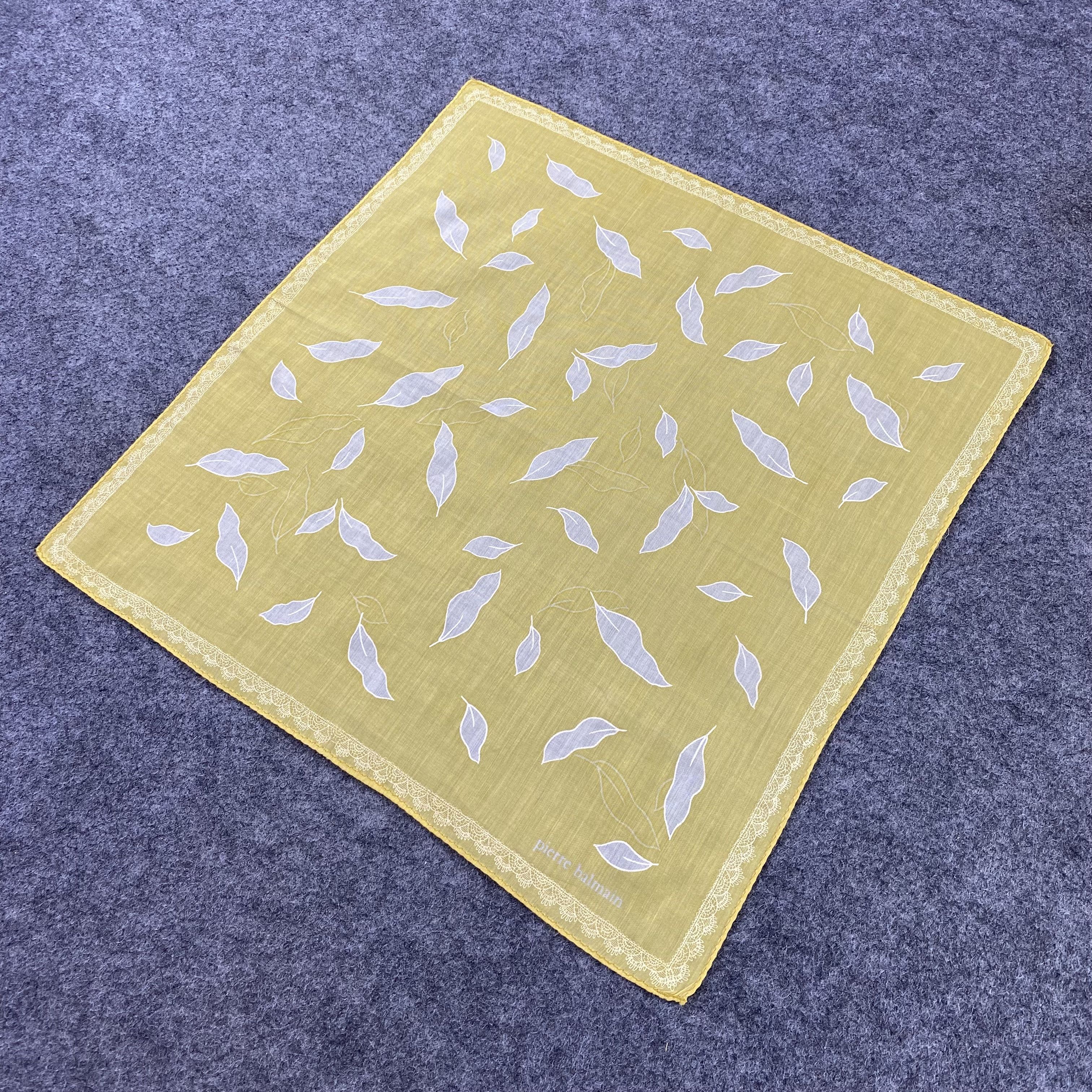 Pierre Balmain Pierre Balmain Handkerchief / Bandana / Neckerchief-B1254 Size ONE SIZE - 4 Thumbnail