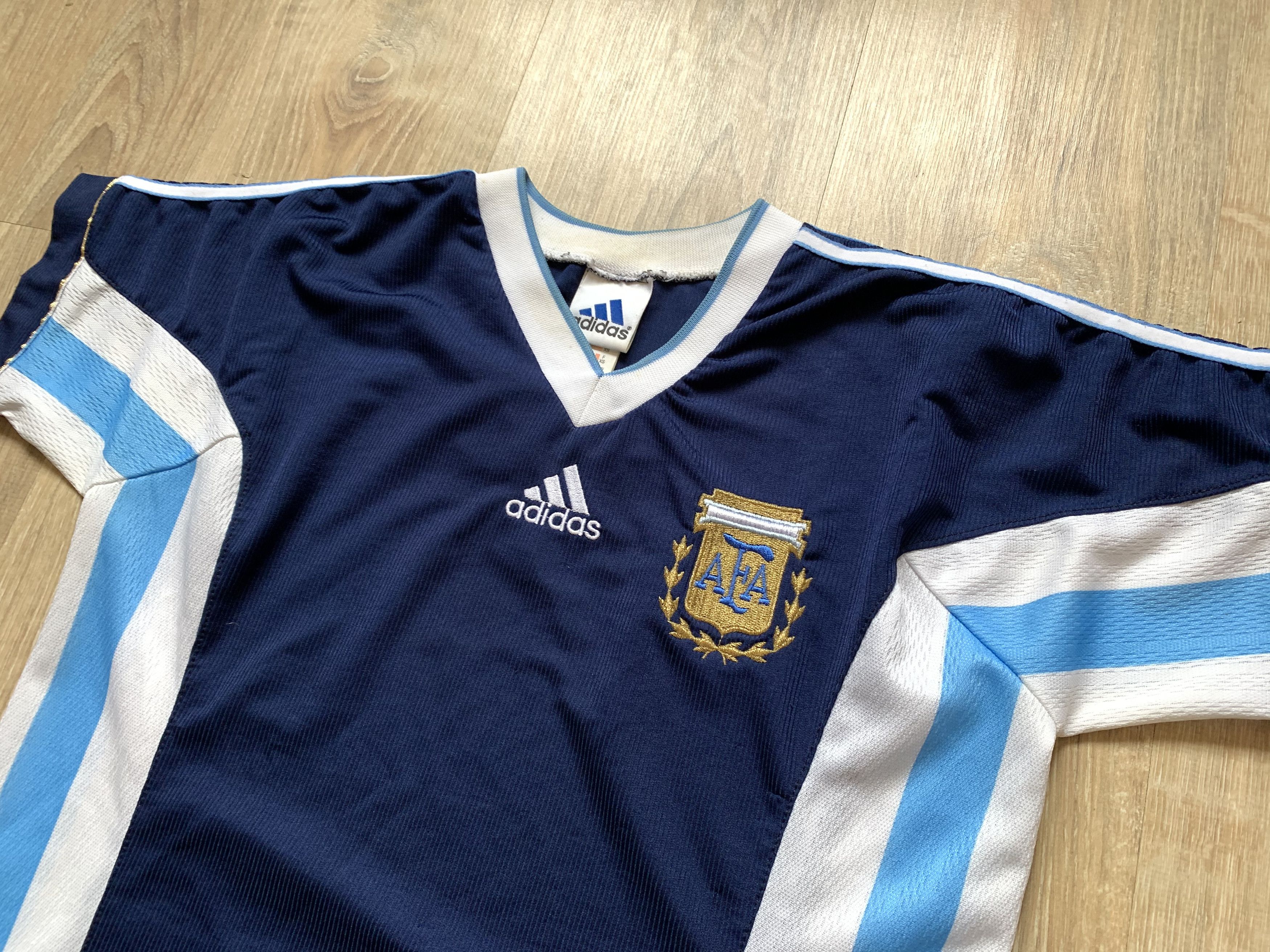 Adidas × Vintage Rare Adidas Argentina National Teams Football Shirt Size US XS / EU 42 / 0 - 3 Thumbnail
