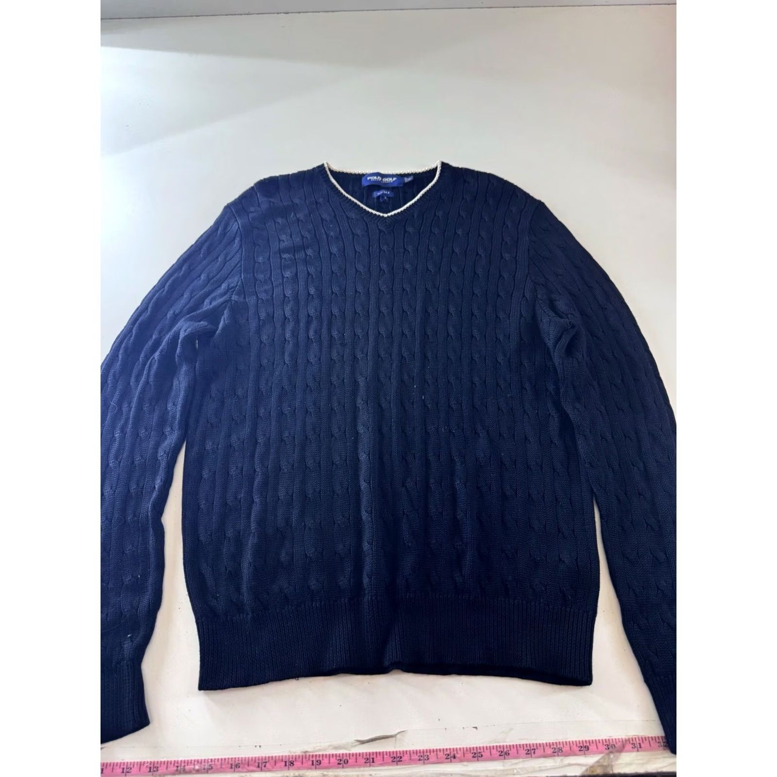 Ralph Lauren Polo Golf Ralph Lauren 100% Silk Knit SWEATER Medium M Men Shirt Men Silk Knit Sweater Polo Golf Ralph Lauren 100% Silk Knit SWEATER Medium M Size US M / EU 48-50 / 2 - 2 Thumbnail