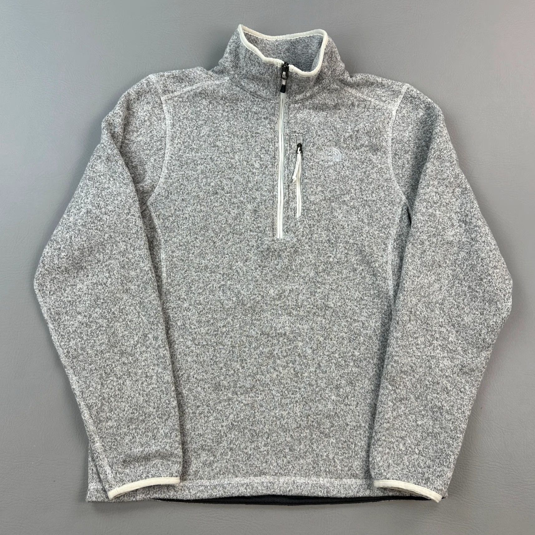 The North Face The North Face Gordon Lyons Sweater Mens Small Gray 1/4 Fleece Pullover Outdoor Vintage Size US S / EU 44-46 / 1 - 2 Thumbnail