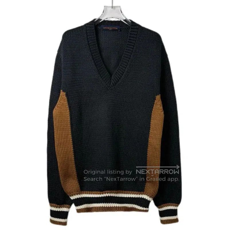 Louis Vuitton Louis Vuitton Colorblock Knit Sweater for Men . Size US XL / EU 56 / 4 - 1 Thumbnail