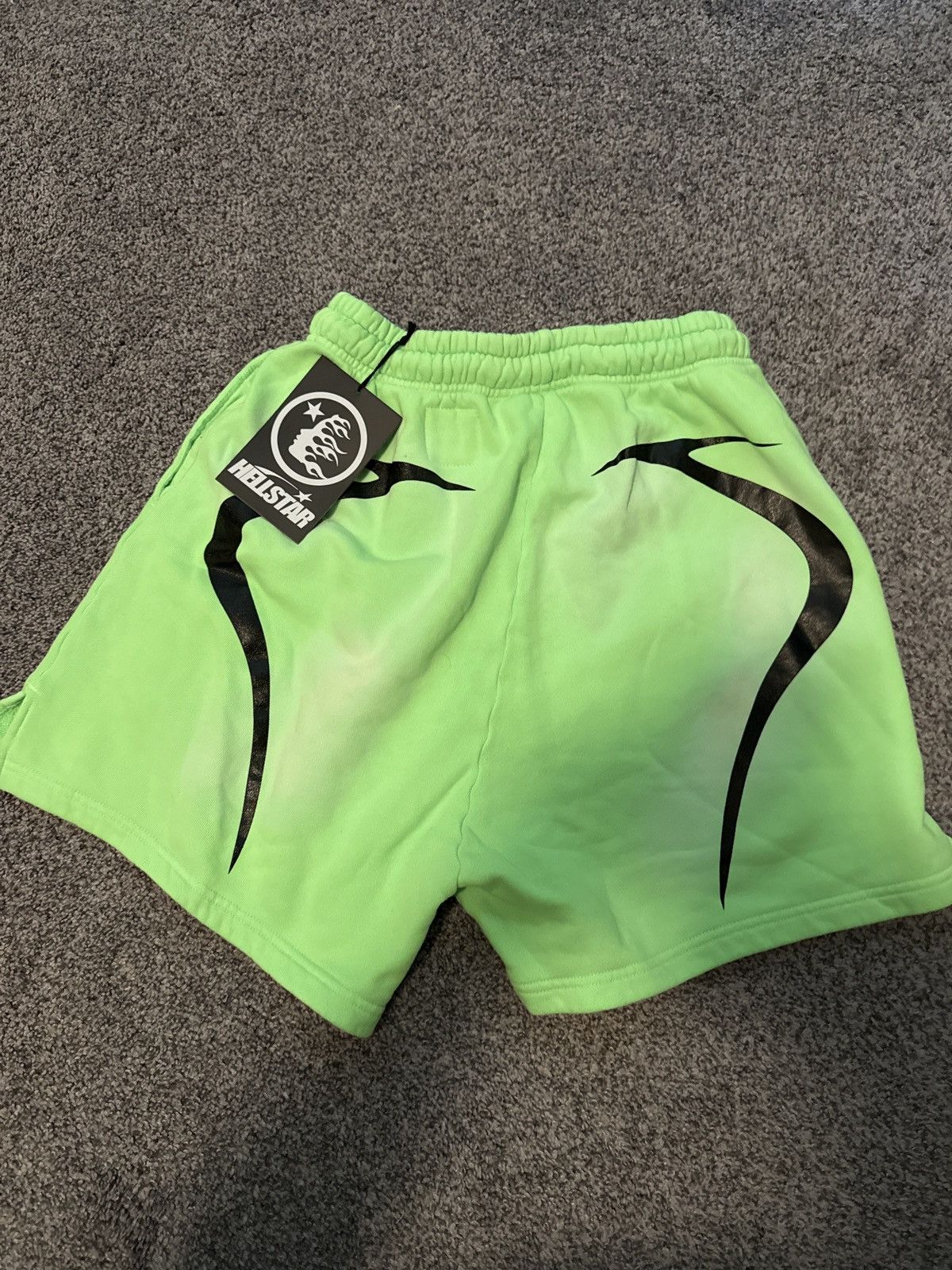 HELLSTAR 🔥🔥 Hellstar Neon Green shorts - size Small BNWT🔥🔥 Size US 31 - 2 Thumbnail