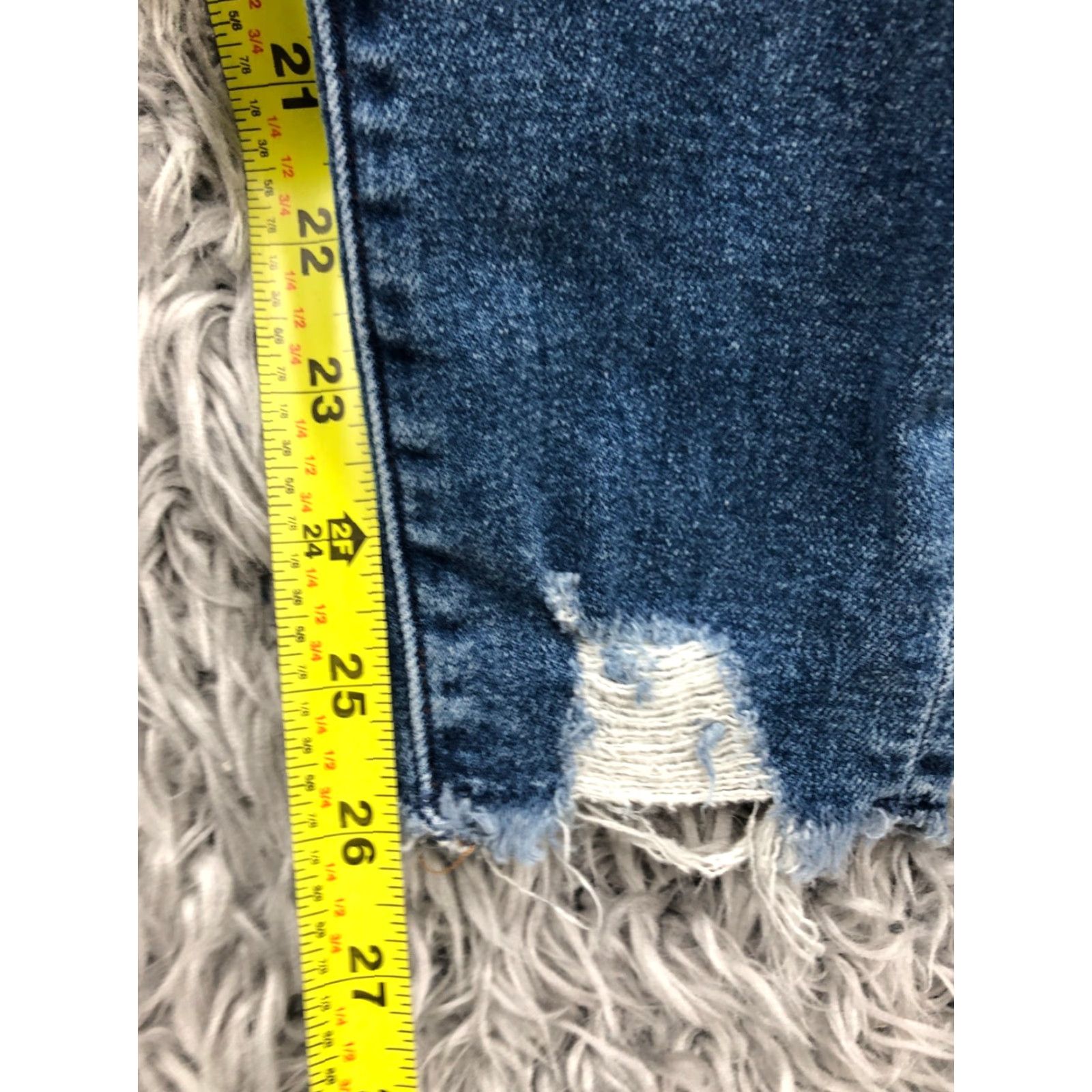 Loft LOFT Jeans Loft High Waist Skinny Jeans Women's Medium Wash Blue Size 25 Size 42" / US 20 - 3 Thumbnail