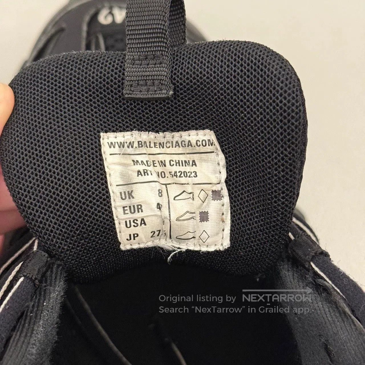 Balenciaga balenciaga track 1.0 black sneakers for men. Size US 9 / EU 42 - 5 Thumbnail