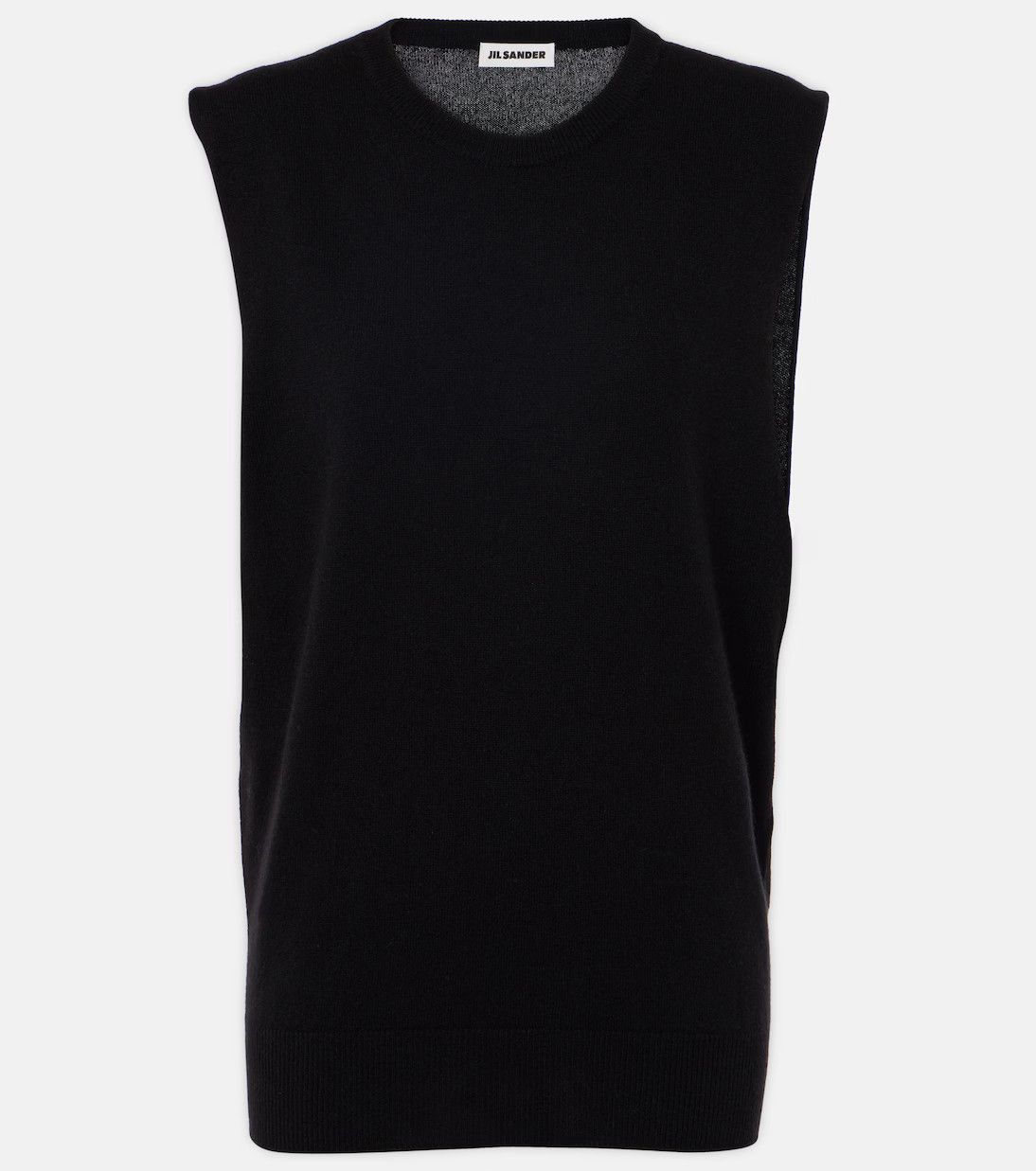 Jil Sander o1y1025 Sleeveless Sweater in Black Size XS / US 0-2 / IT 36-38 - 1 Thumbnail