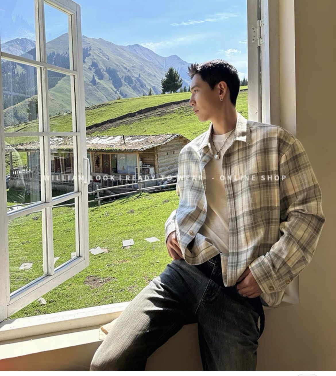 Other Unisex cotton checked shirt Size US S / EU 44-46 / 1 - 9 Thumbnail