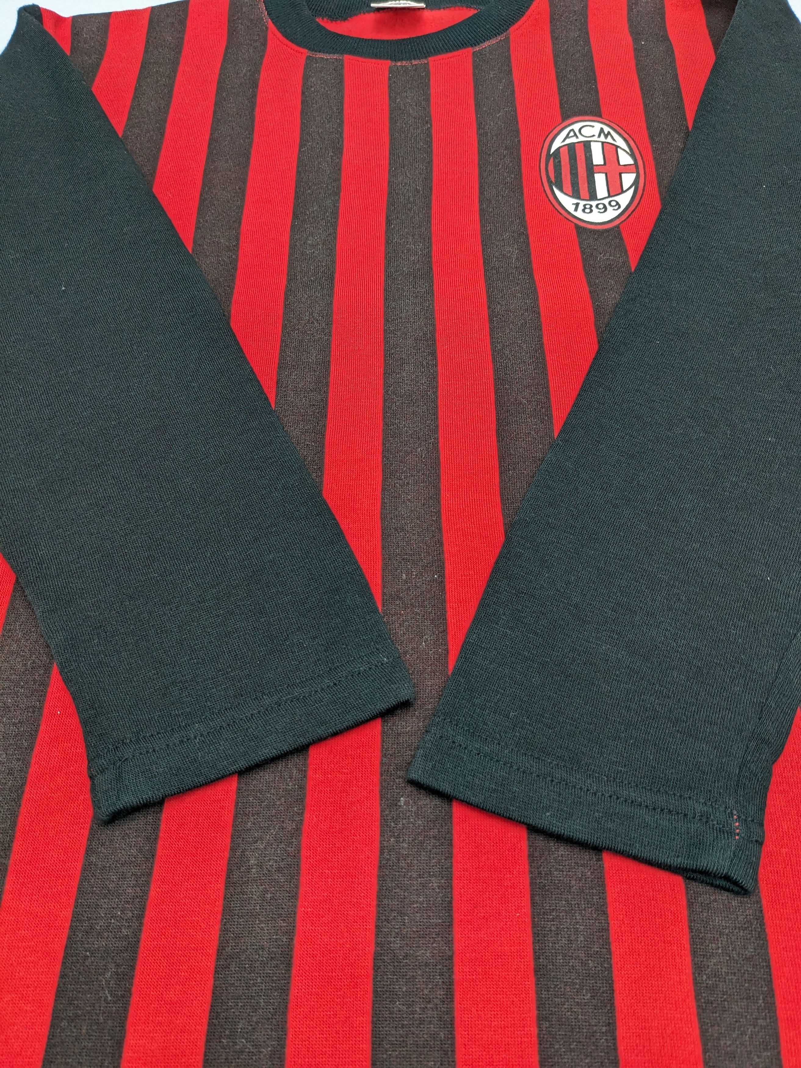 Vintage A.C. Milan Official Striped by Caitac Family, Inc.Sweatshirt Size US S / EU 44-46 / 1 - 7 Thumbnail