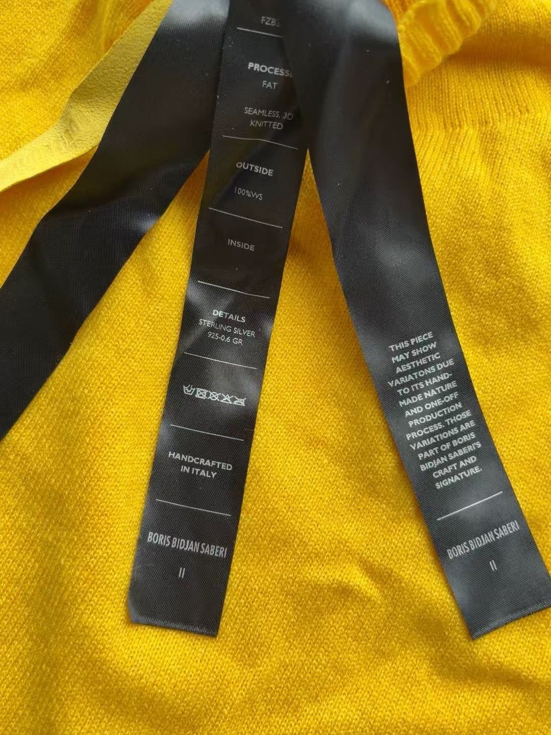 Boris Bidjan Saberi yellow turtleneck sweater by Boris Bidjan Saberi Size US XS / EU 42 / 0 - 5 Thumbnail