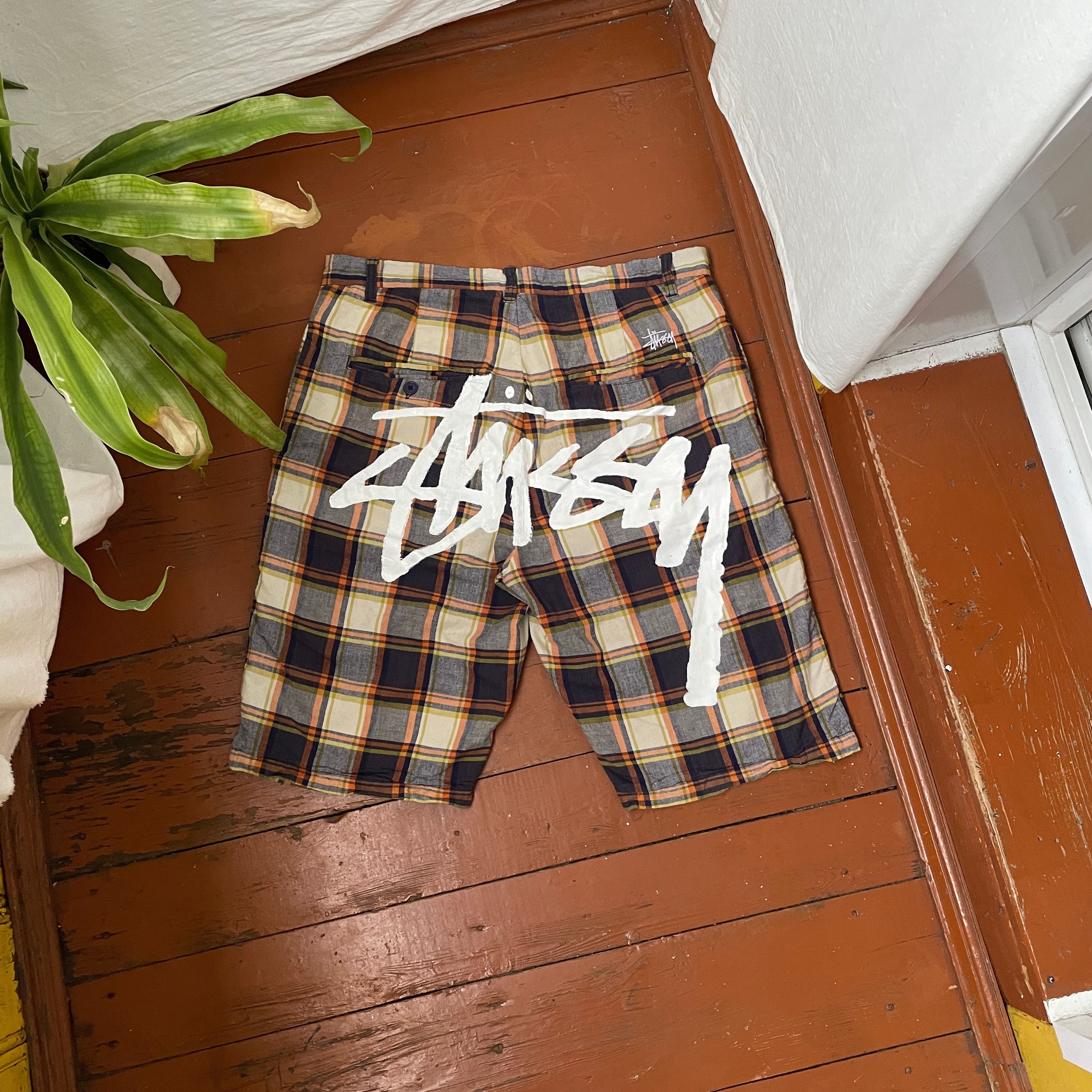 Stussy Stussy Big Ol' Short Leather | Grailed