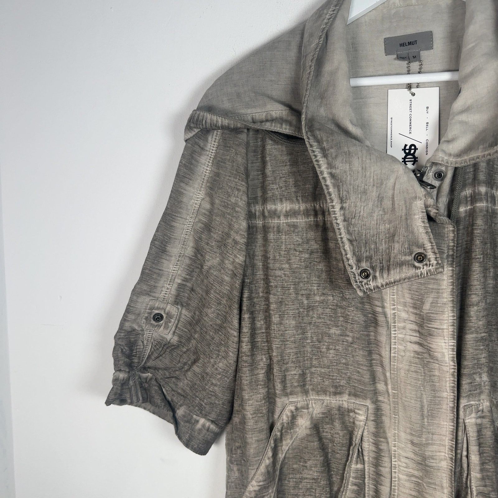 Helmut Lang Helmut Lang Short Sleeve Hoodie Size US M / EU 48-50 / 2 - 2 Thumbnail