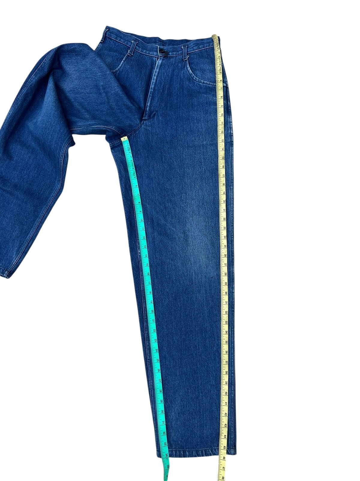 Yohji Yamamoto RARE! 80s Yohji Yamamoto Y’s For Men Fade Denim Baggy Jeans Size US 28 / EU 44 - 6 Thumbnail