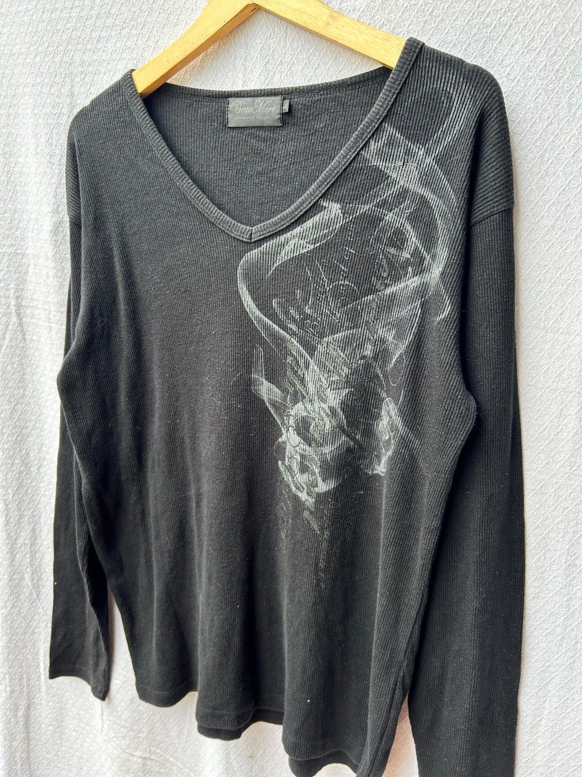 Japanese Brand × Vintage Beaumere Japanese style poem smoke longsleeve Size US M / EU 48-50 / 2 - 3 Thumbnail
