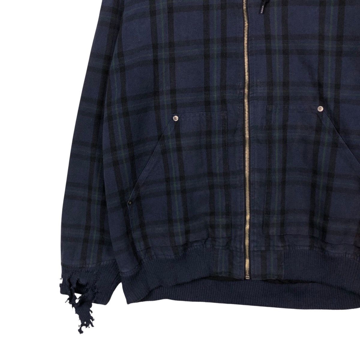 Japanese Brand × Vintage 📌Vintage Biker Jacket Breath Tartan Design Issey Miyake Size US M / EU 48-50 / 2 - 5 Thumbnail