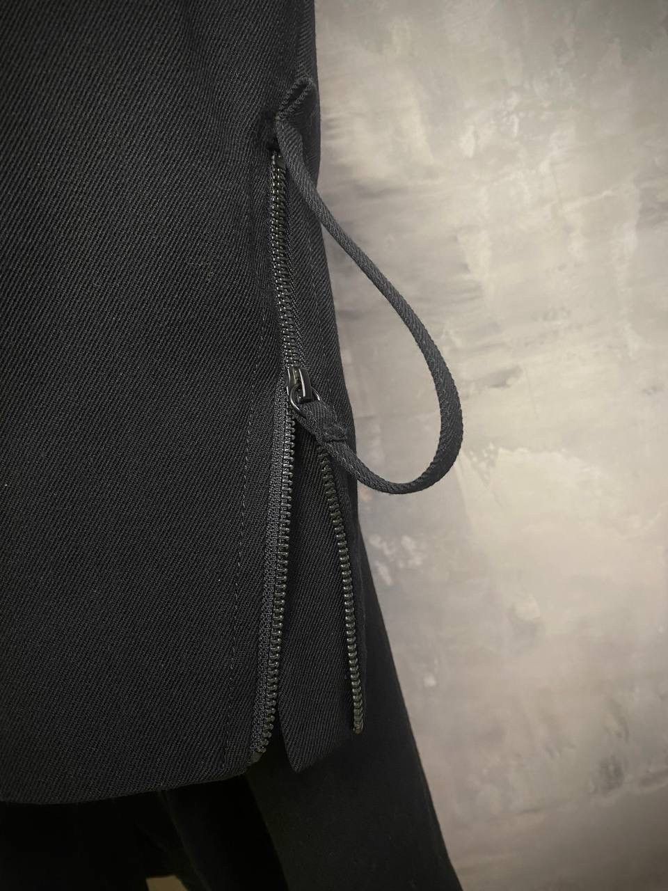 Ann Demeulemeester FW15 Wool Coat Zip Breast Sample Runway S-M Size US M / EU 48-50 / 2 - 7 Thumbnail