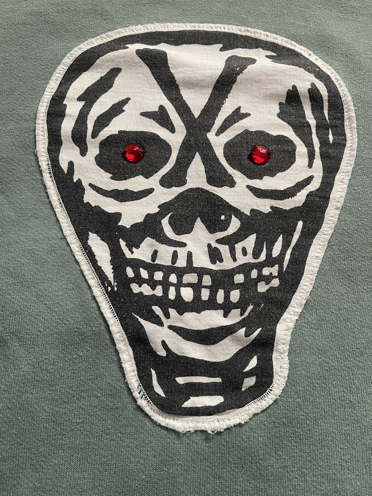 Japanese Brand × RATS JAPAN × Vintage VINTAGE RAT BAND SKULLS EMBROIDERY VERY RARE Size US M / EU 48-50 / 2 - 2 Thumbnail